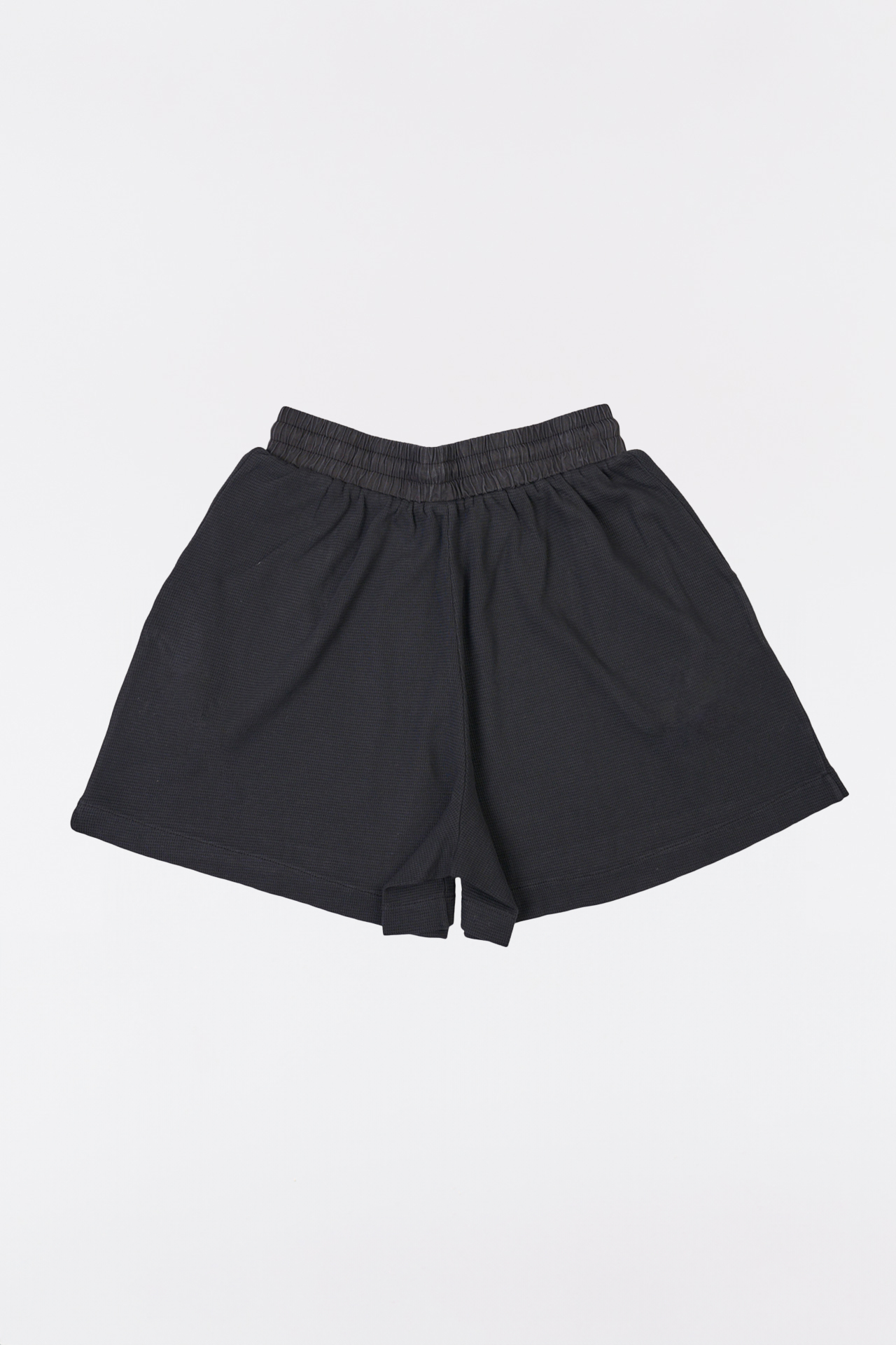 Mixed Fabric Short