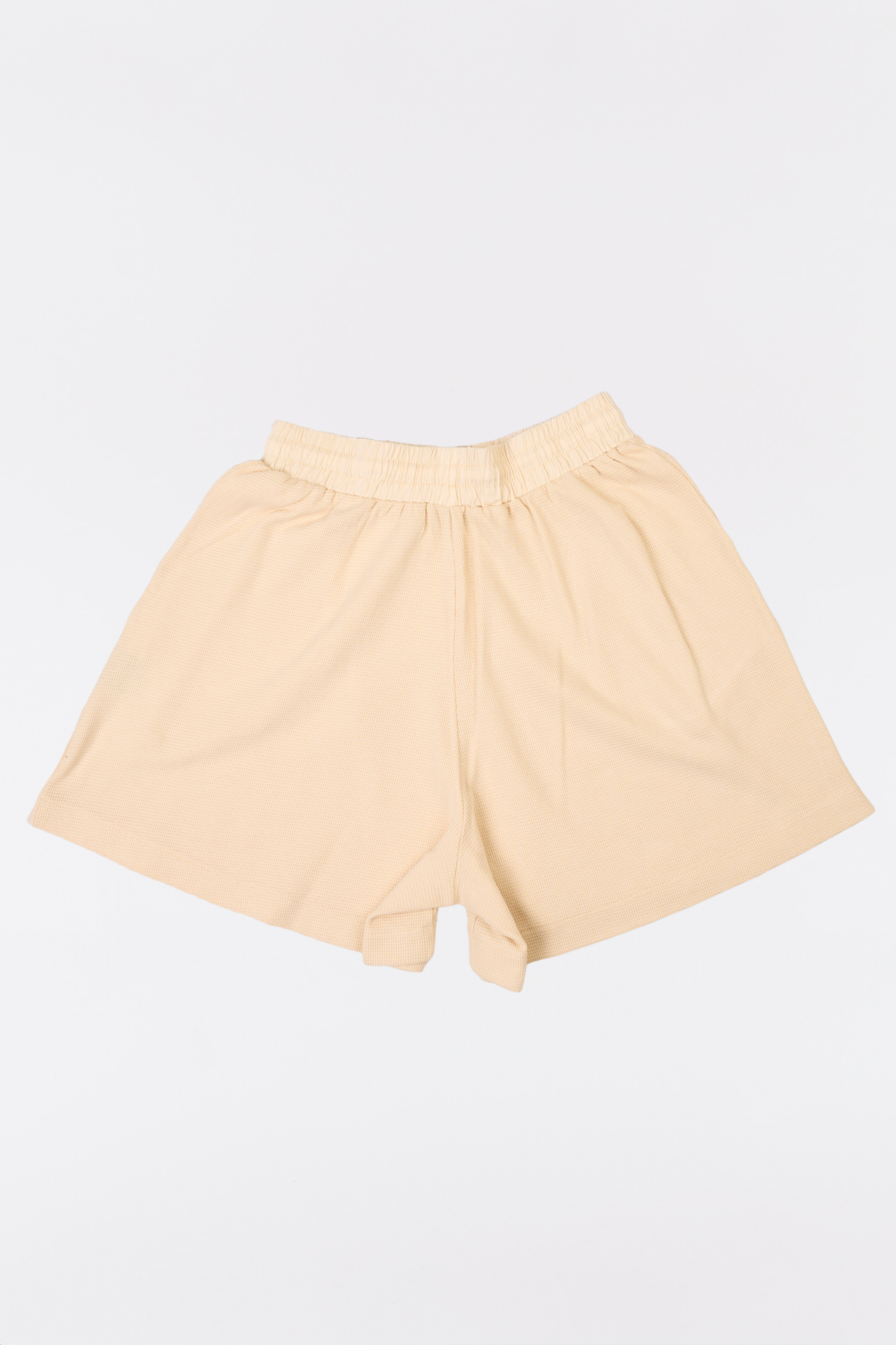 Mixed Fabric Short