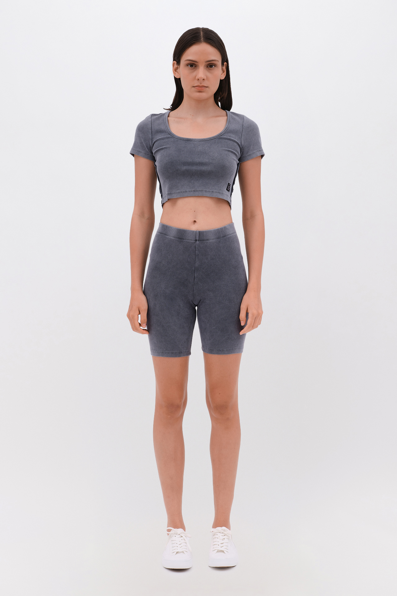 RIB CYCLING SHORTS