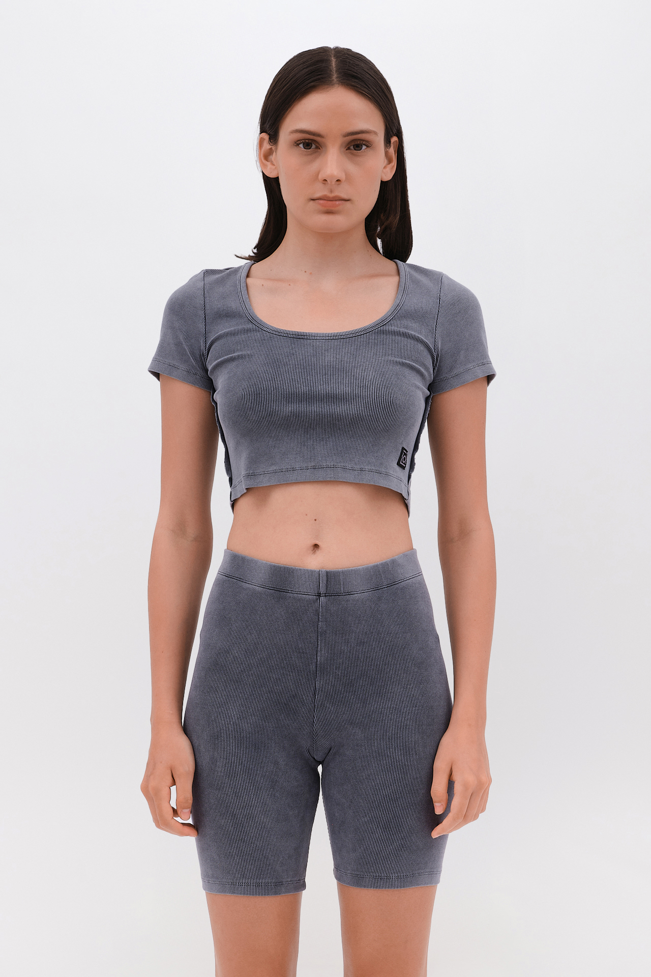 RIB CYCLING SHORTS