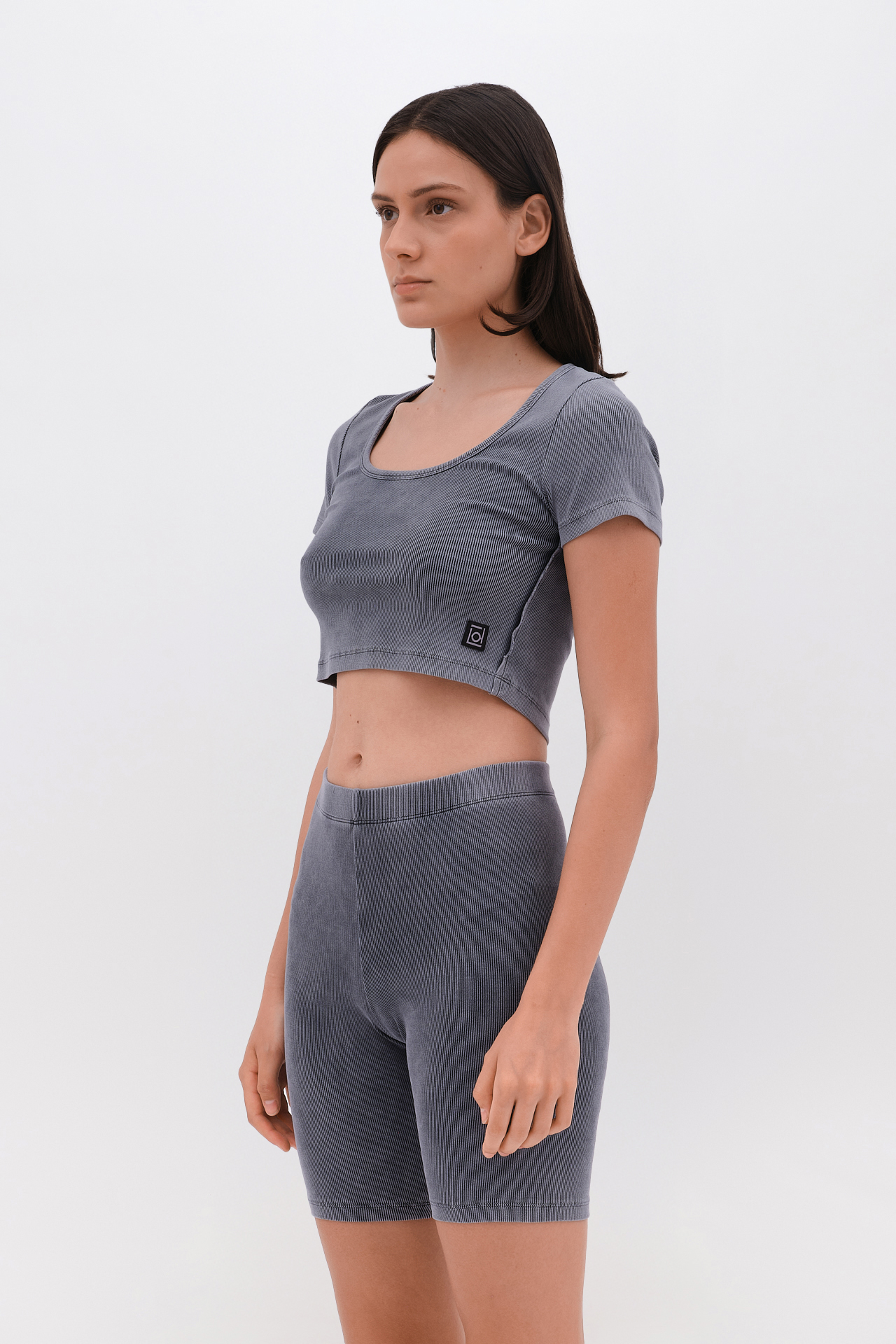 RIB CYCLING SHORTS