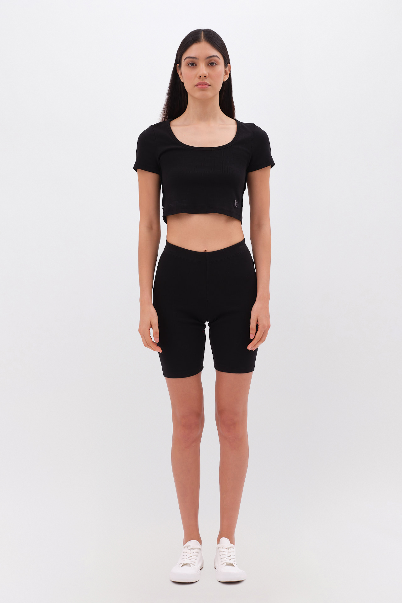 RIB CYCLING SHORTS