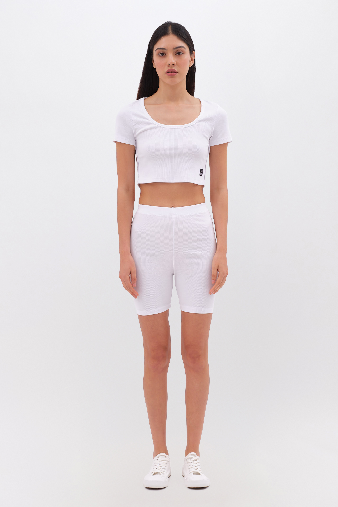 RIB CYCLING SHORTS