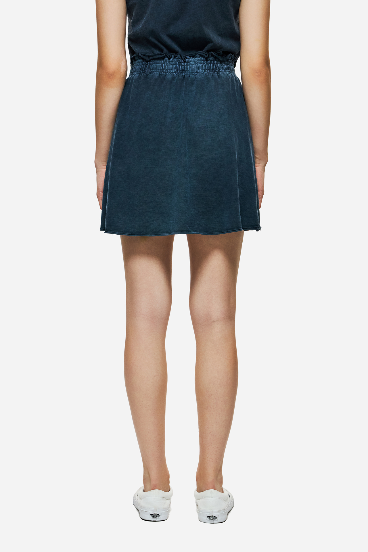 MINI SKIRT WITH RAW EDGES
