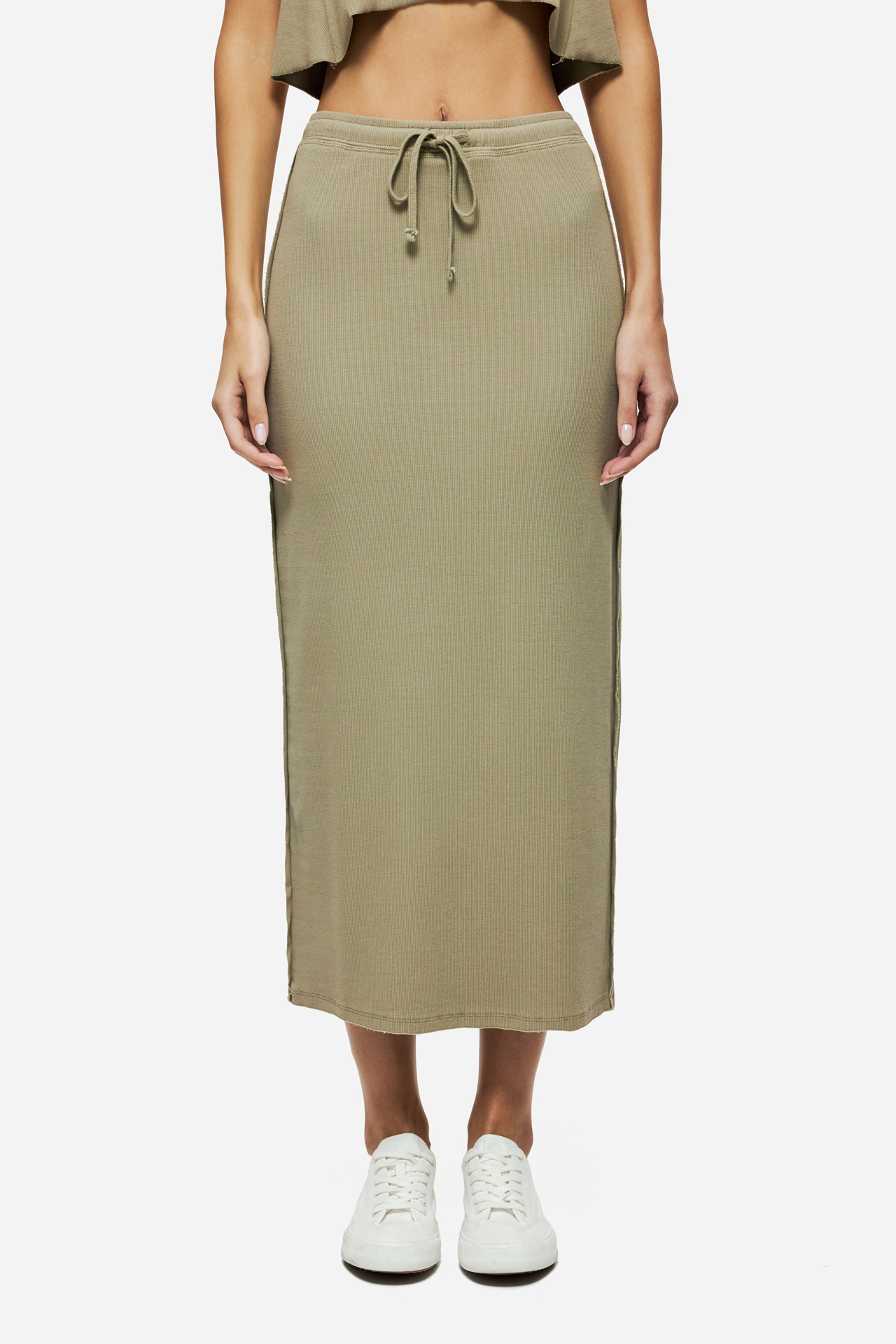 MAXI RIB SKIRT