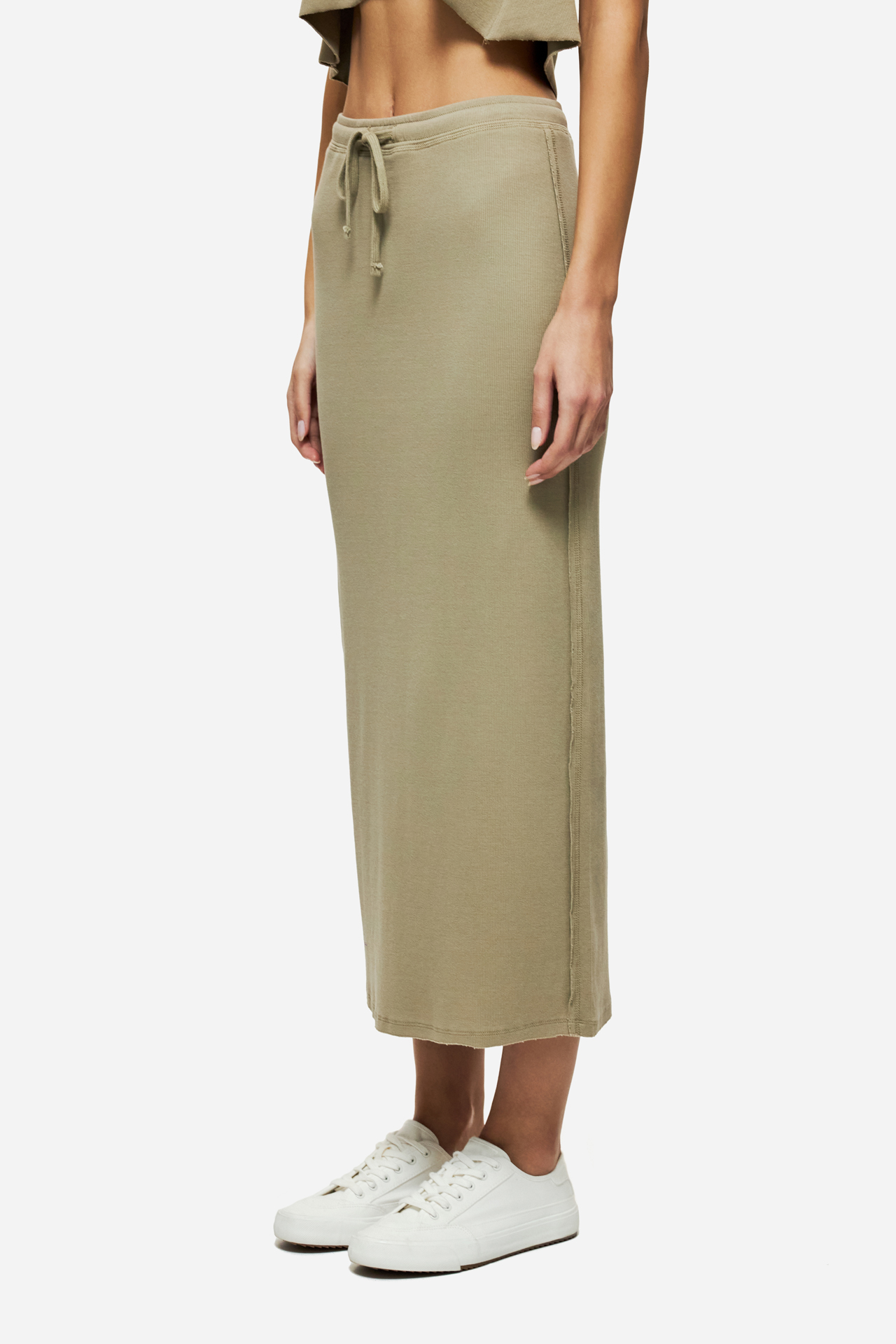 MAXI RIB SKIRT