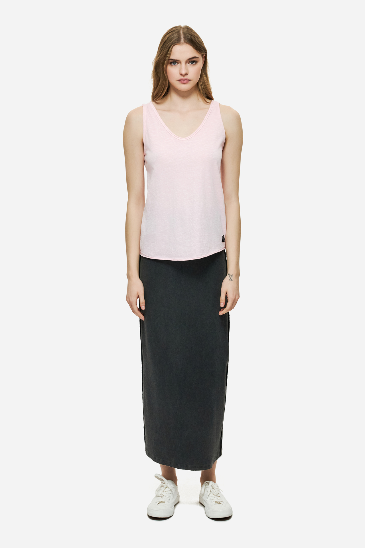 MAXI RIB SKIRT
