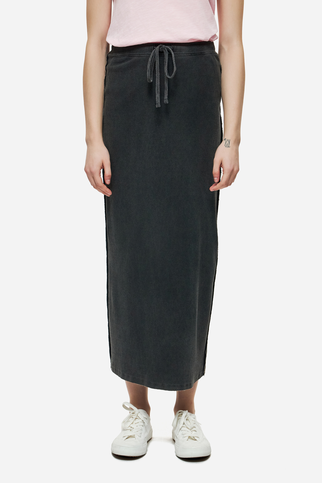 MAXI RIB SKIRT