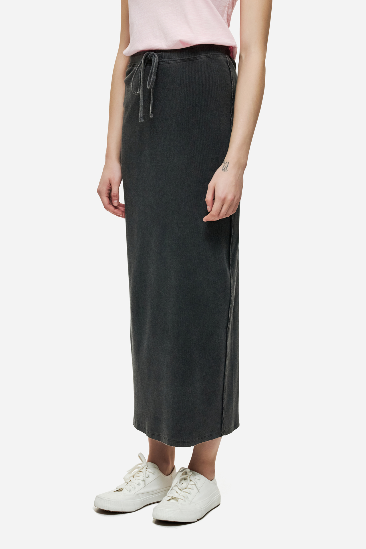 MAXI RIB SKIRT