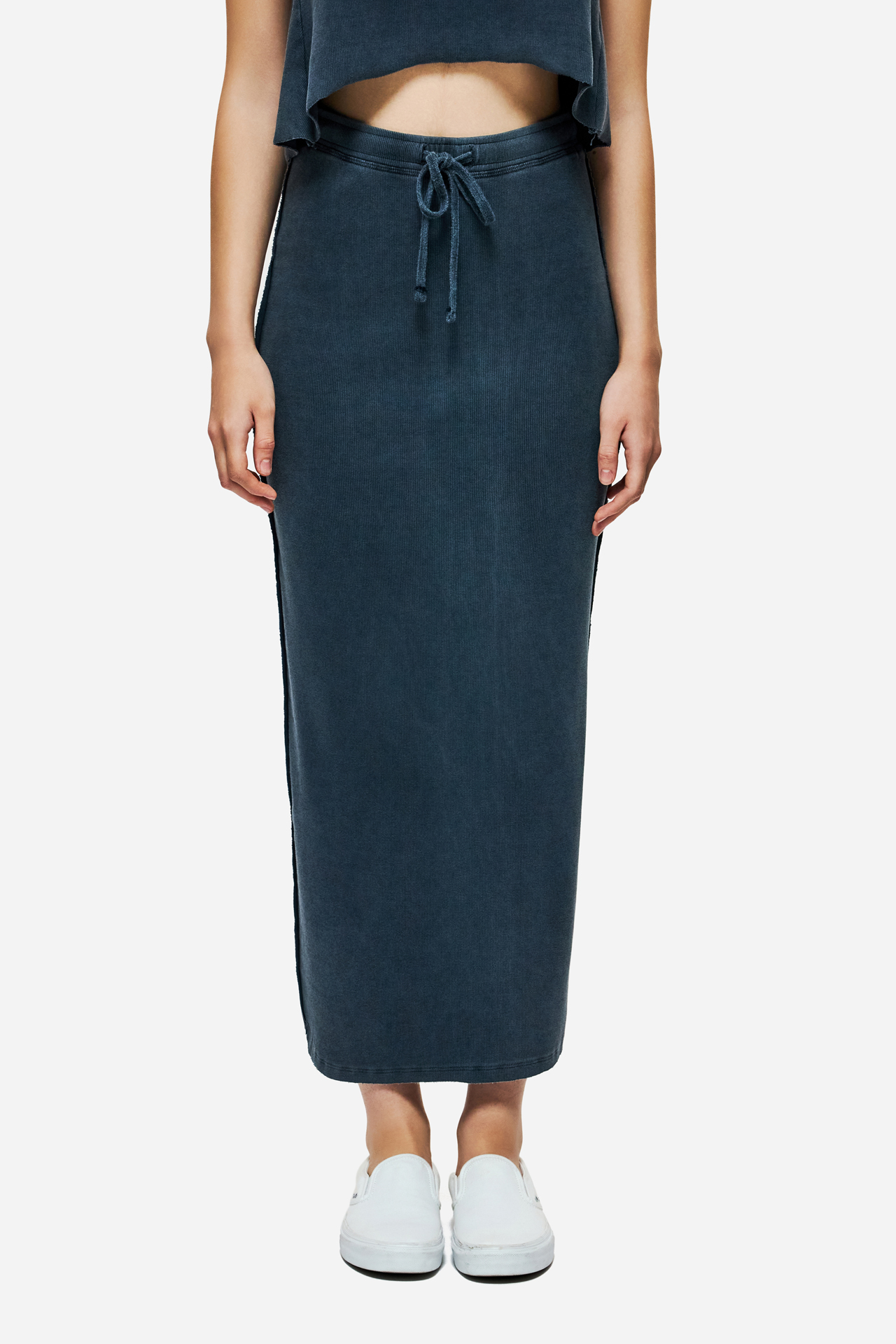 MAXI RIB SKIRT