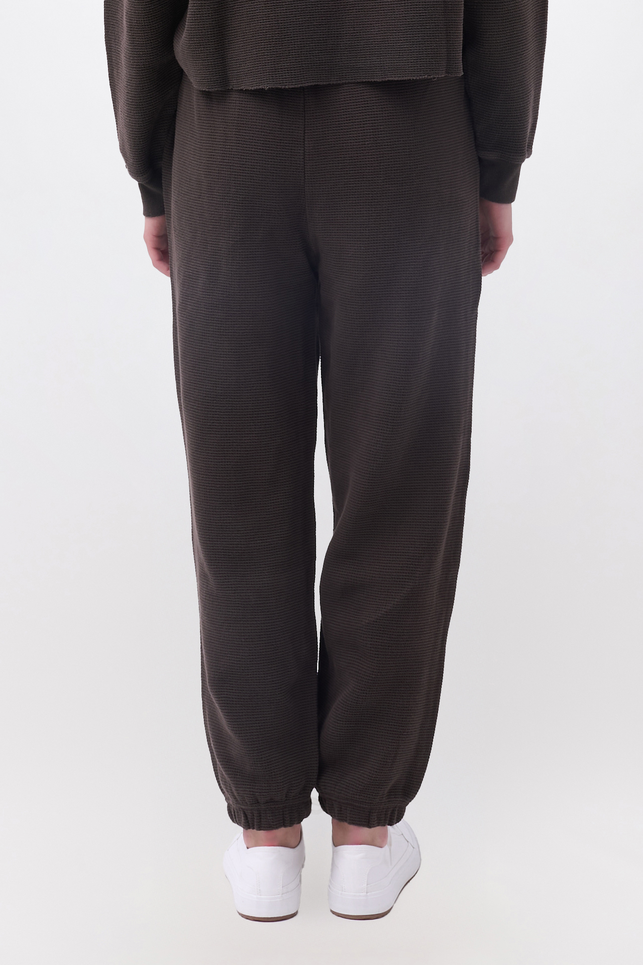 WAFFLE CUFFED SWEATPANTS