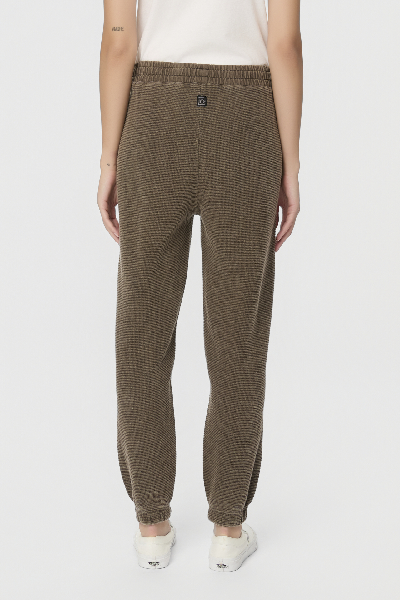 WAFFLE CUFFED SWEATPANTS