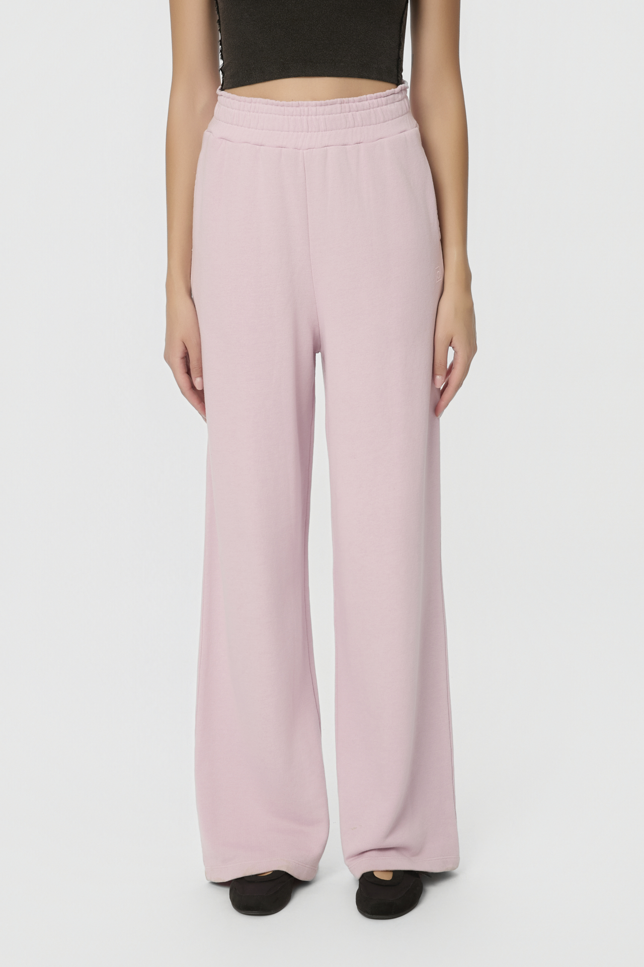 HIGH WAIST STRAIGHT LEG SWEATPANTS