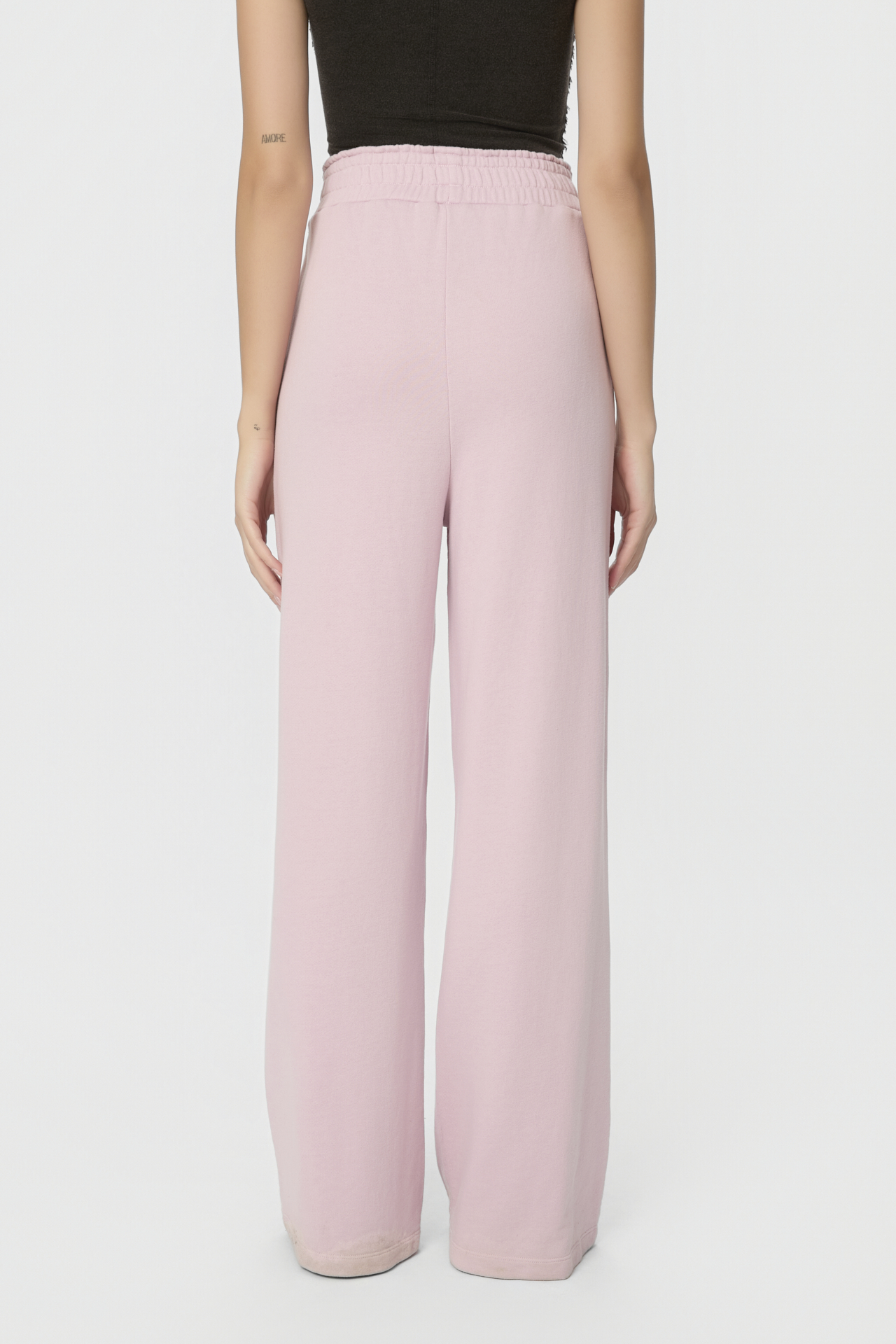 HIGH WAIST STRAIGHT LEG SWEATPANTS