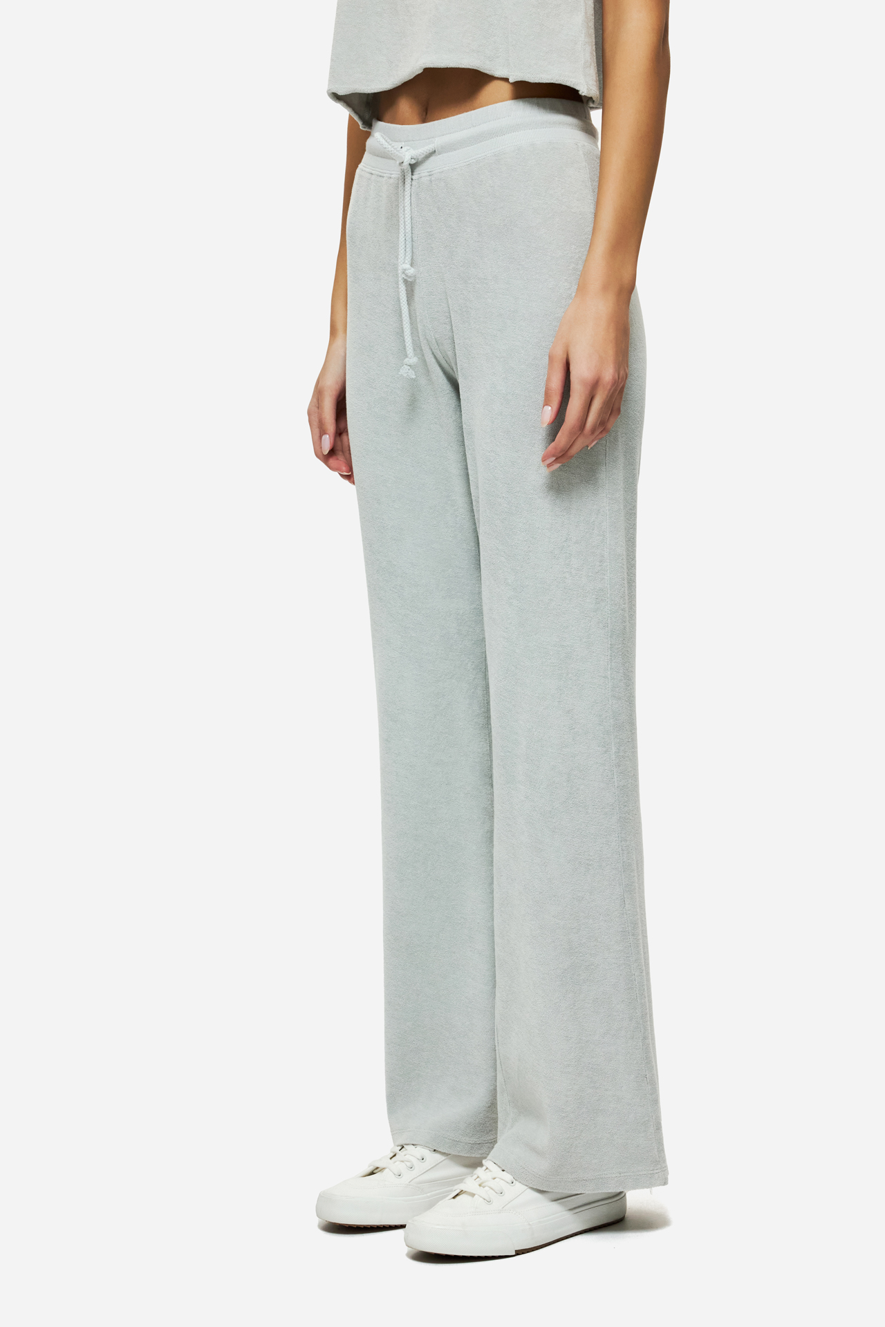 SLIM TERRY TOWEL SWEATPANTS