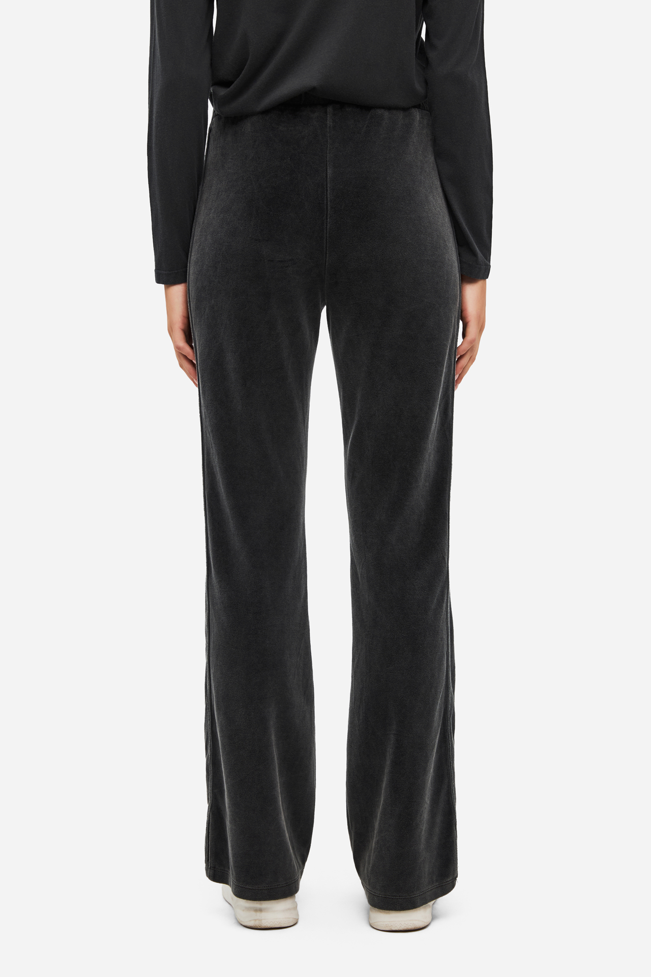 VELVET FLARED SWEATPANTS