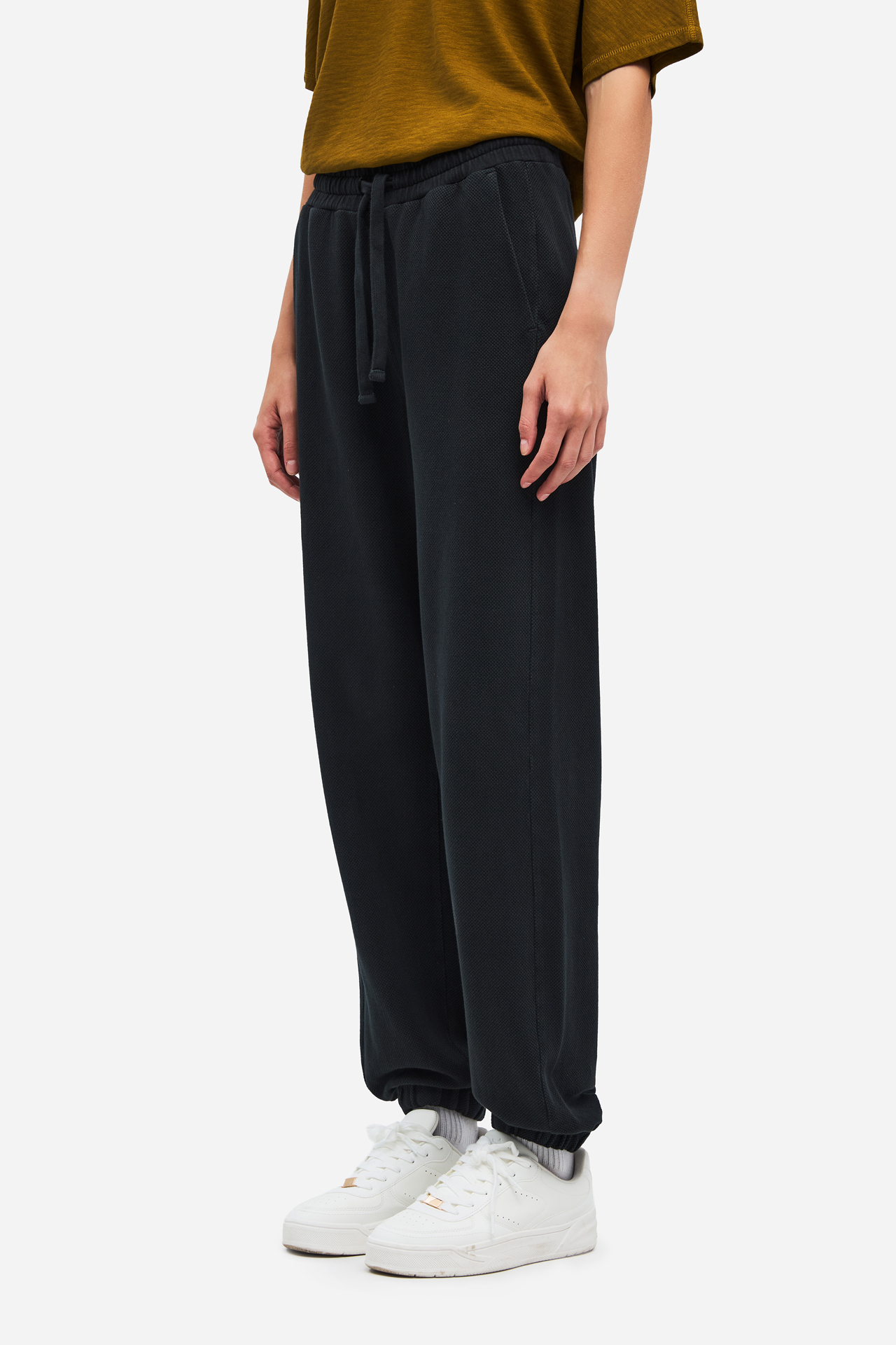 PIQUET FLEECE SWEATPANTS