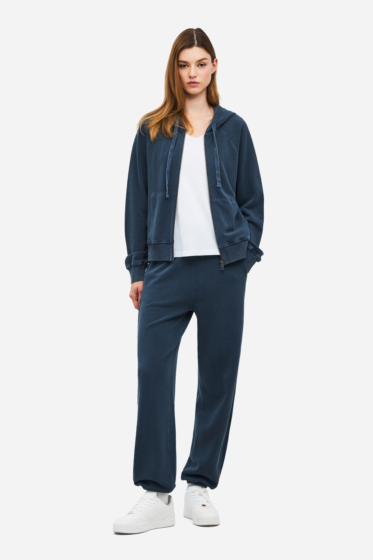 PIQUET FLEECE SWEATPANTS
