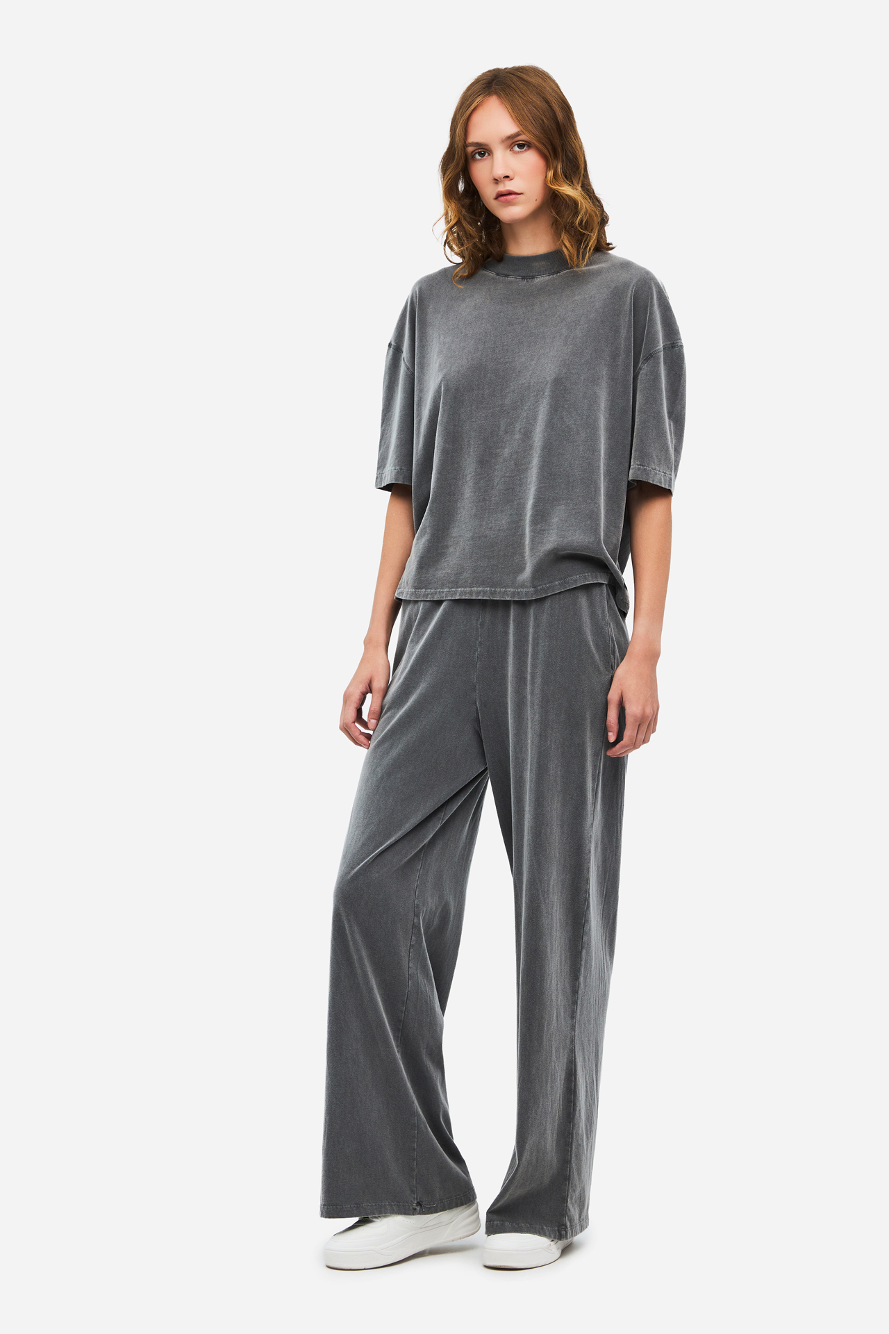 WIDE LEG LIGHT SWEATPANTS