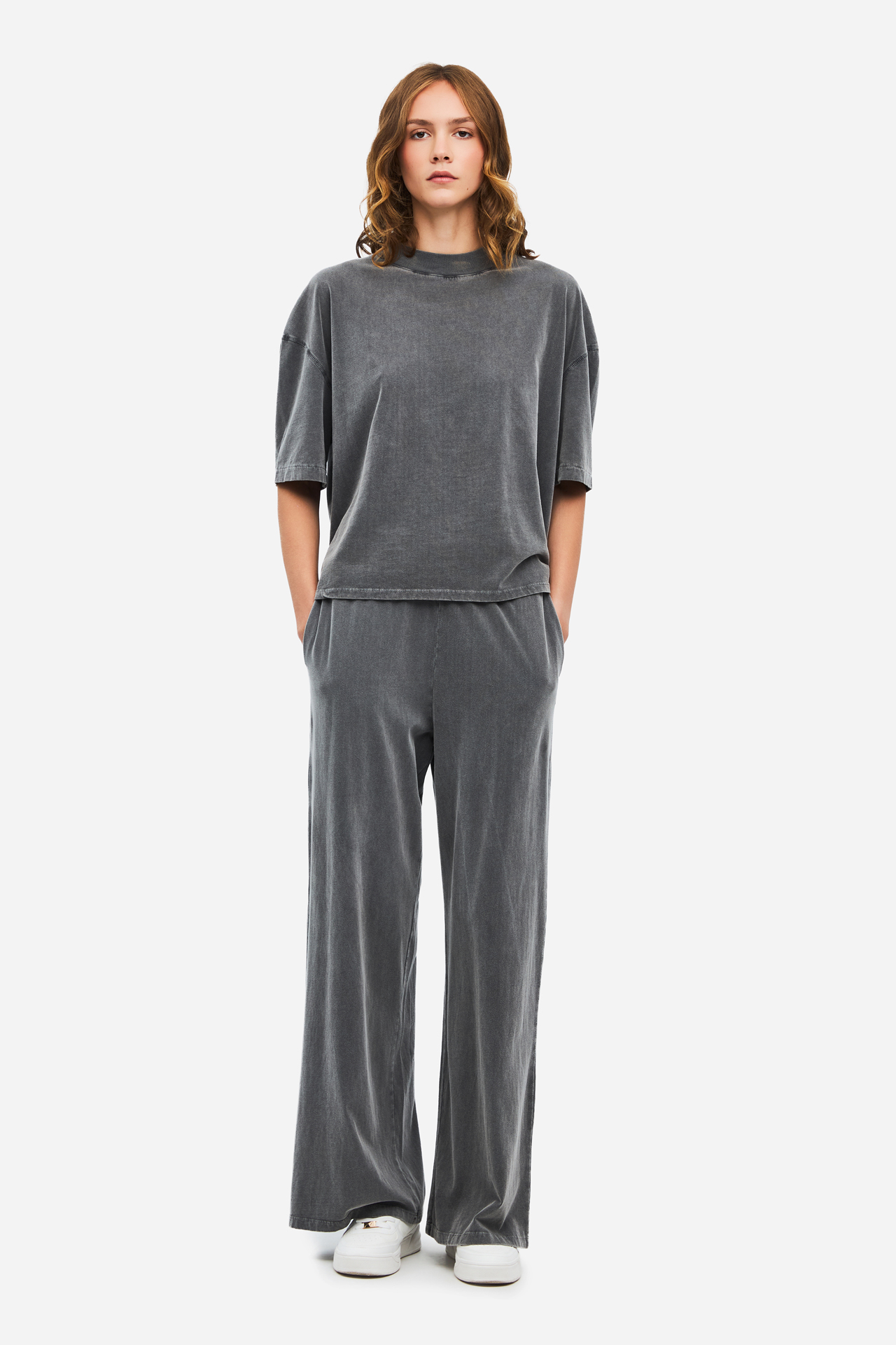 WIDE LEG LIGHT SWEATPANTS