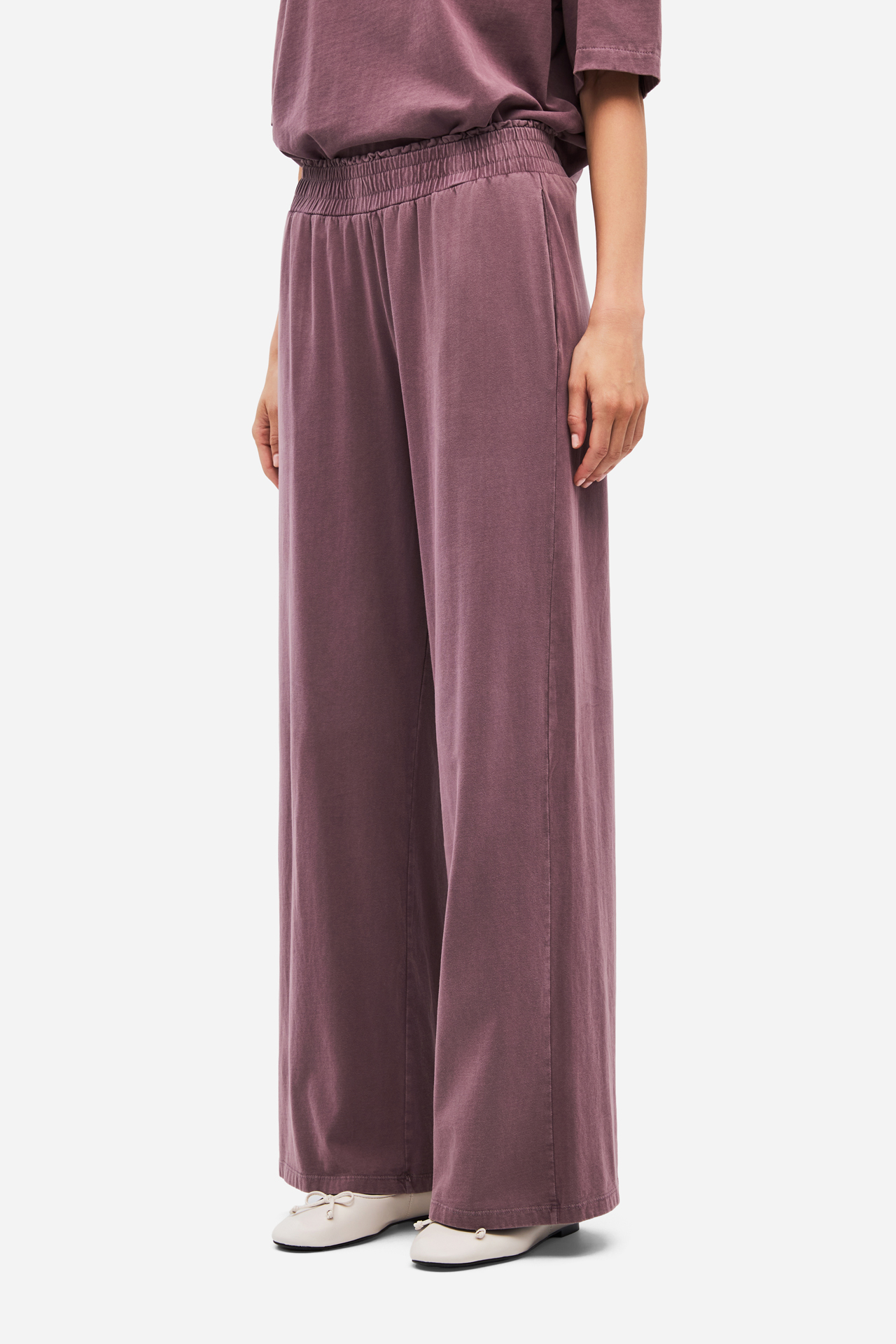 WIDE LEG LIGHT SWEATPANTS