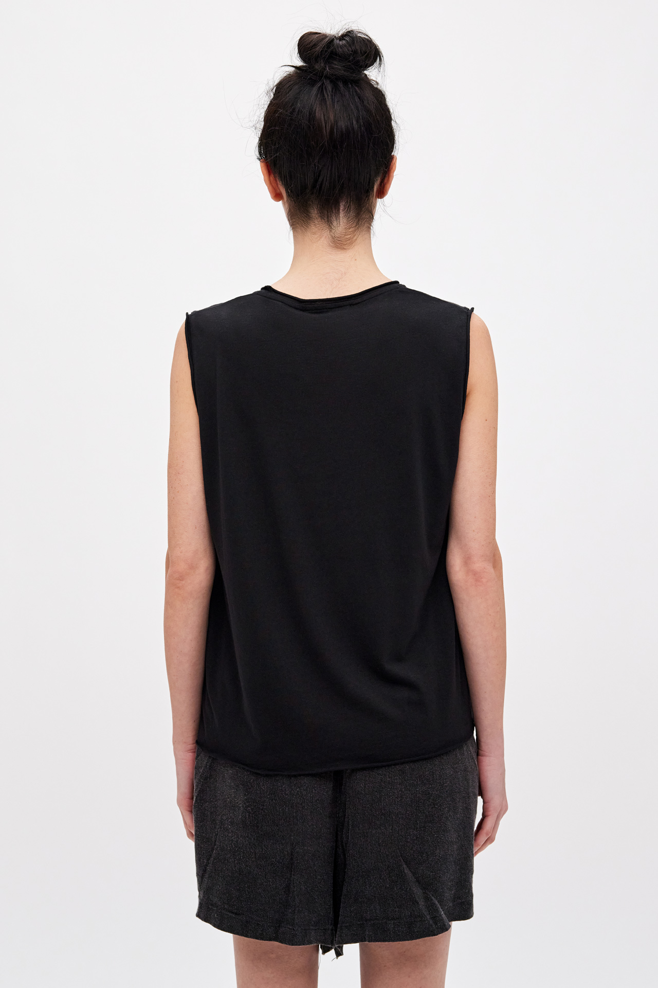 Cropped Shoulder T-Shirt