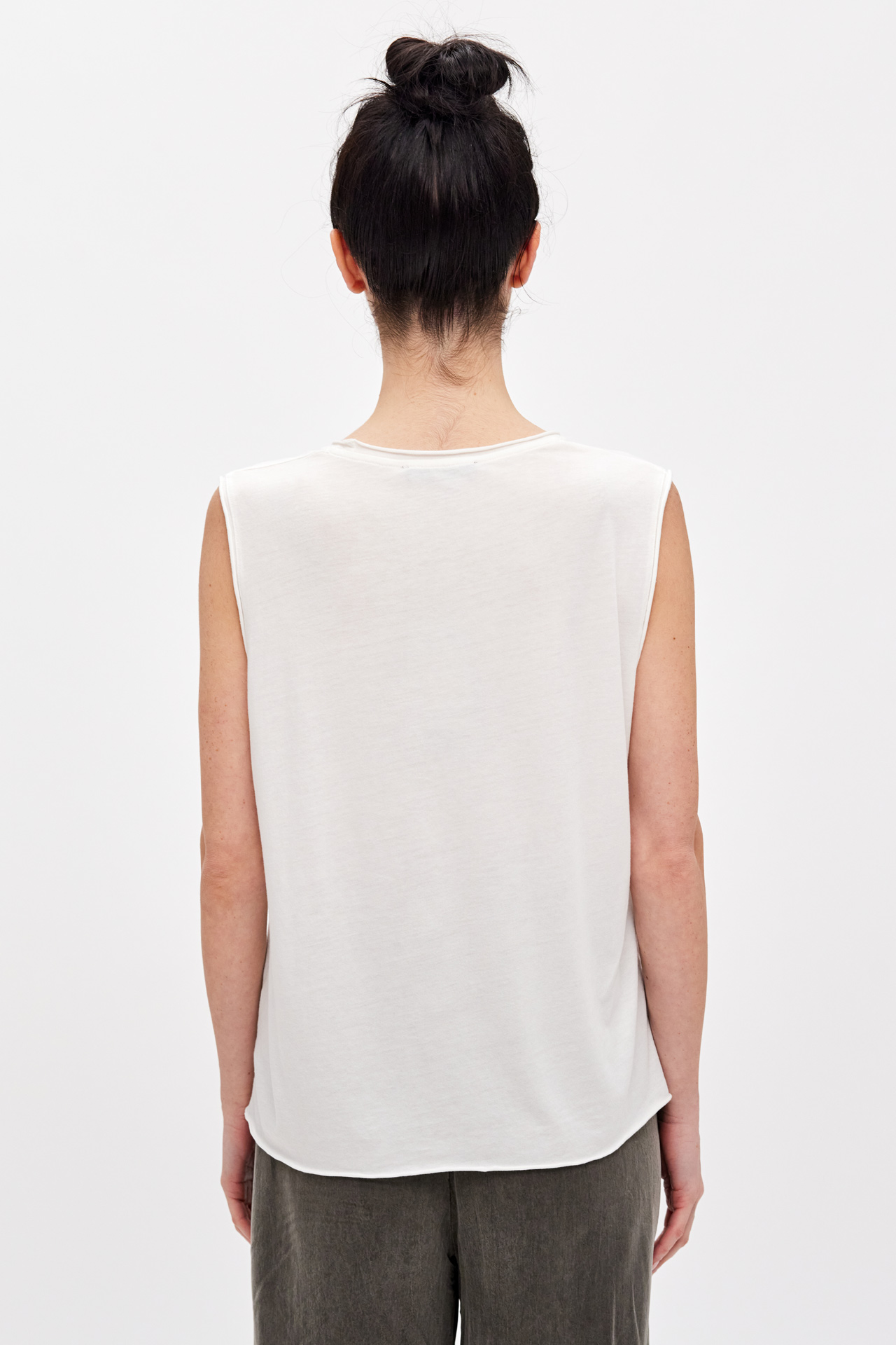 Cropped Shoulder T-Shirt