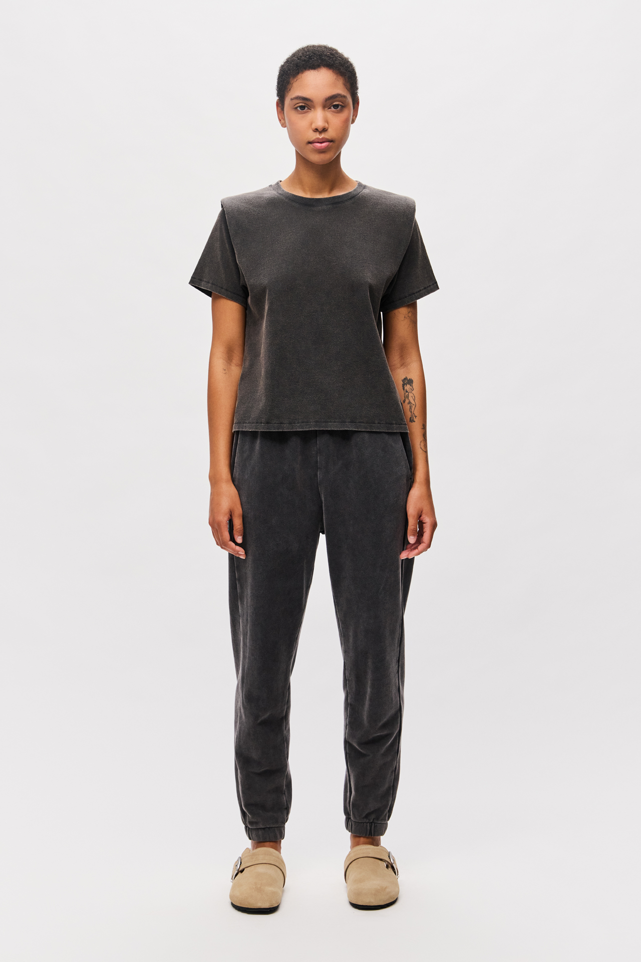 T-SHIRT WITH SHOULDER DETAIL