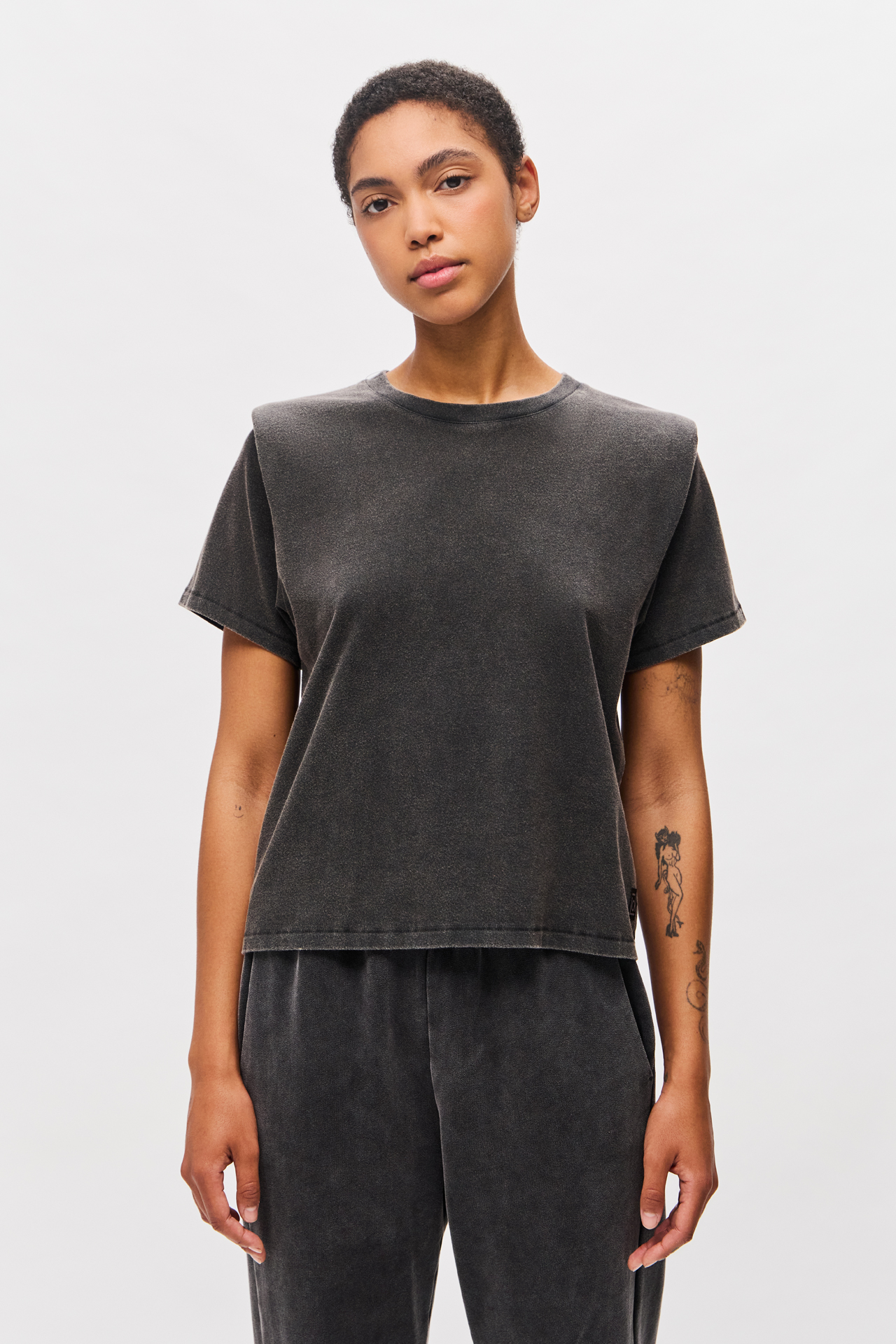 T-SHIRT WITH SHOULDER DETAIL