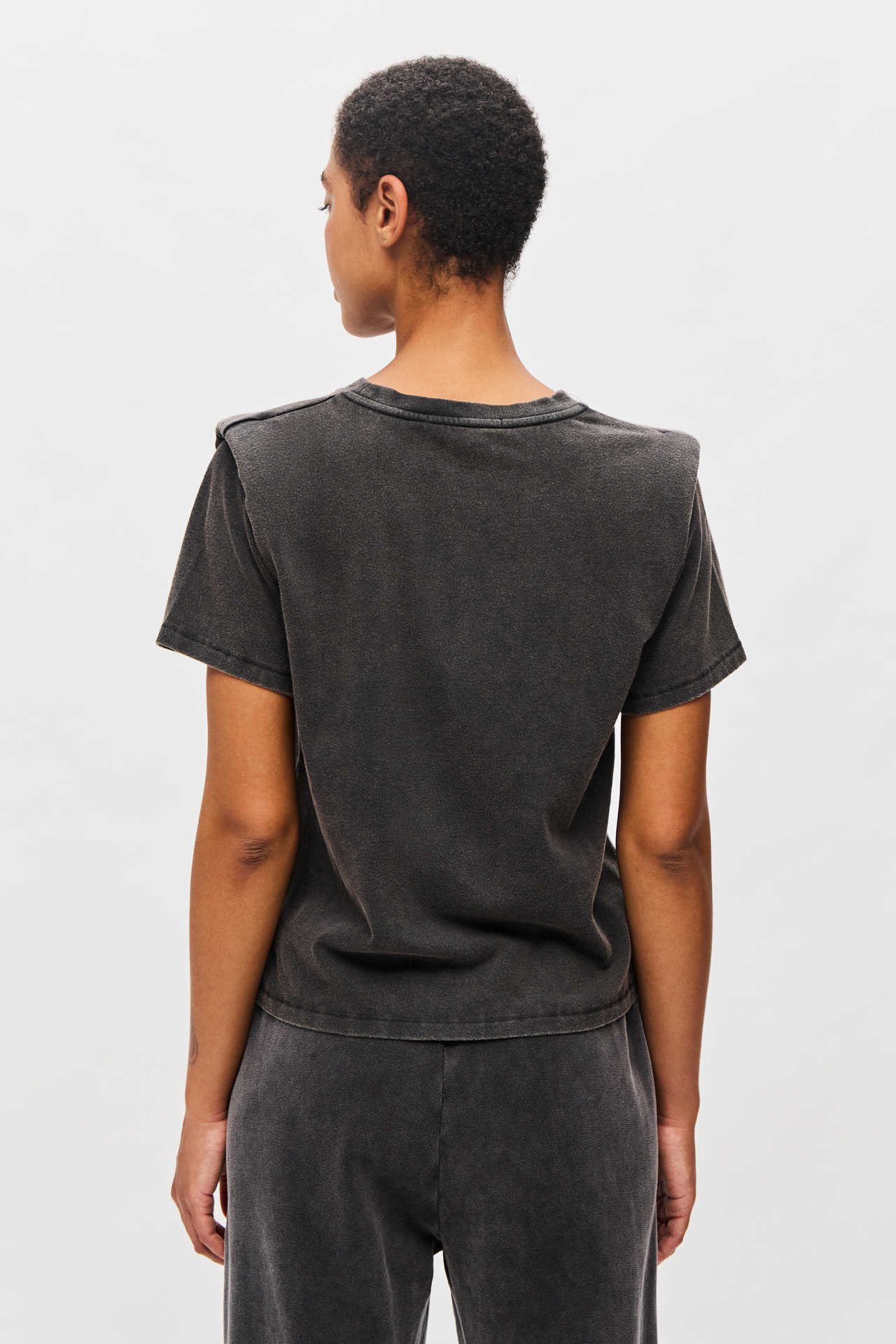 T-SHIRT WITH SHOULDER DETAIL