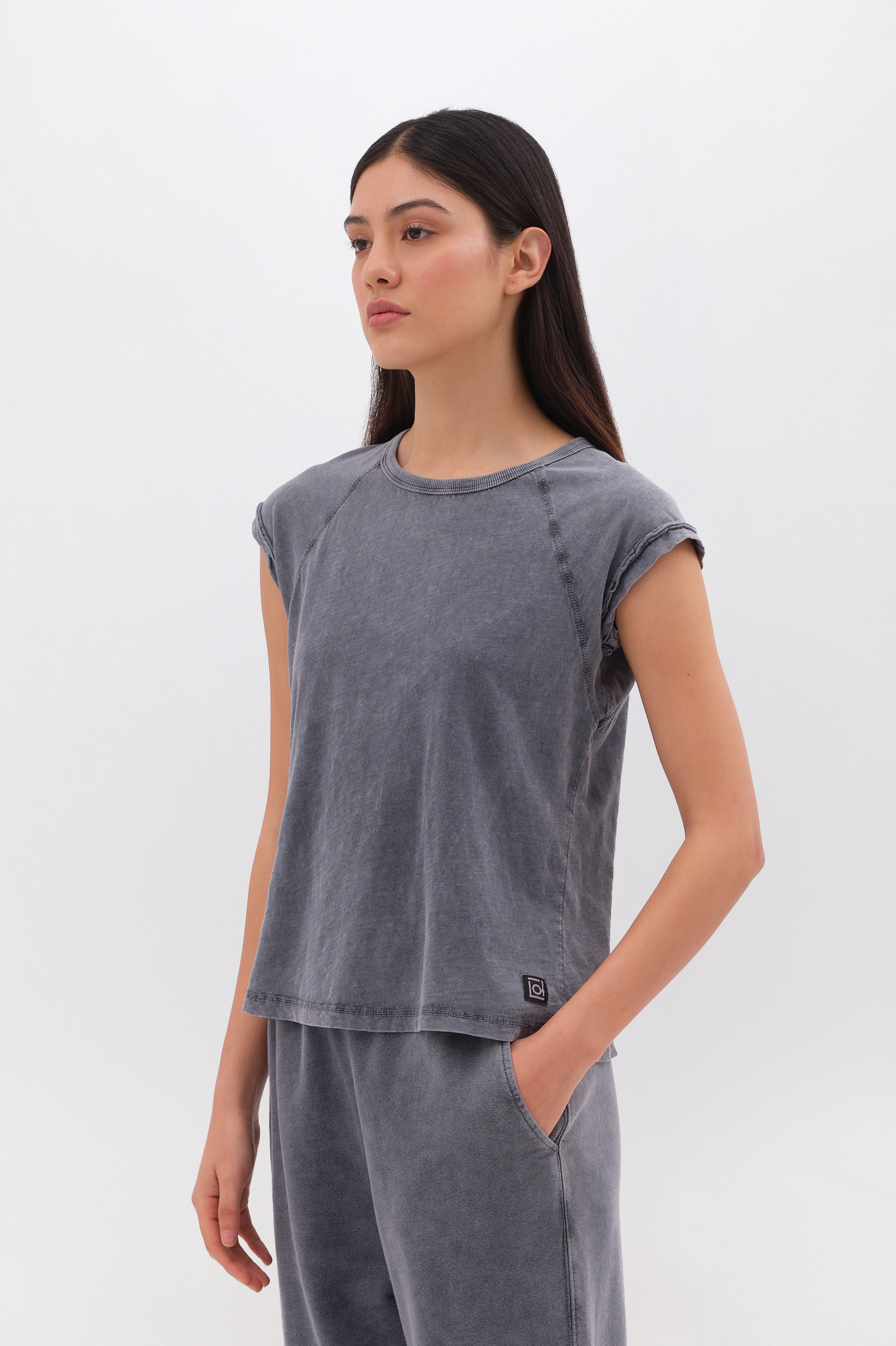 SLUB RAGLAN T-SHIRT