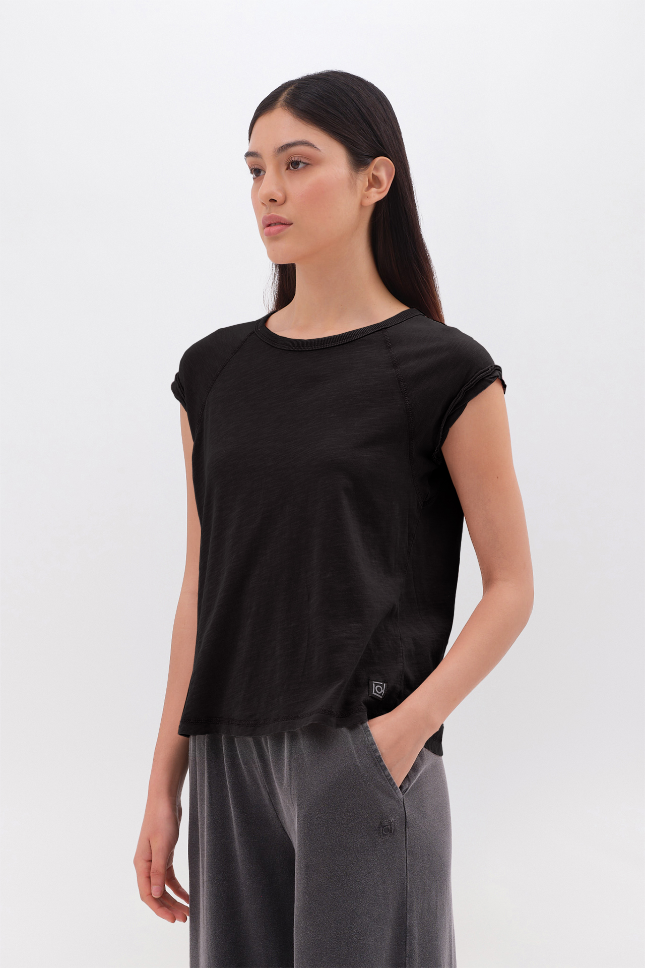 SLUB RAGLAN T-SHIRT
