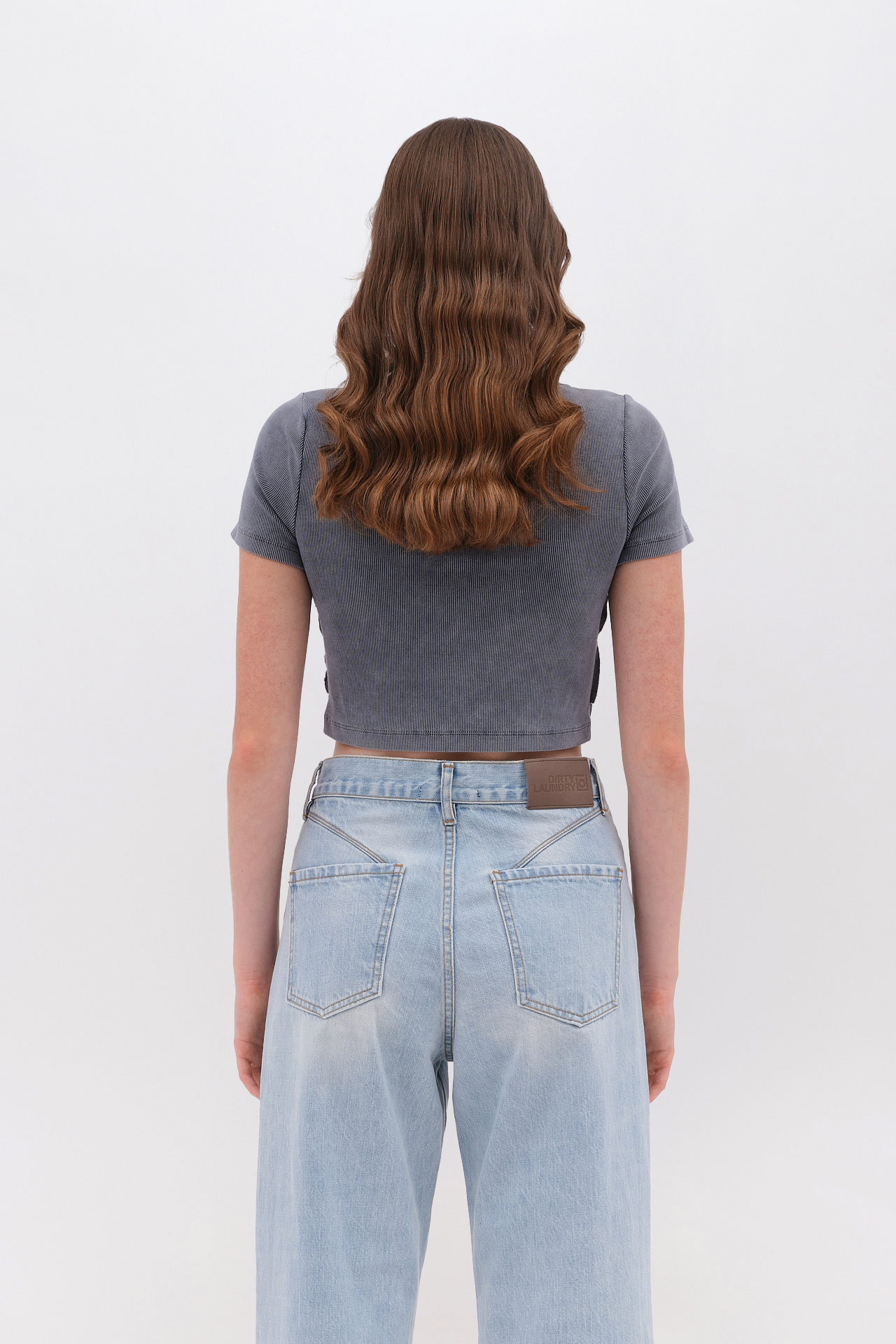 RIB CROPPED T-SHIRT