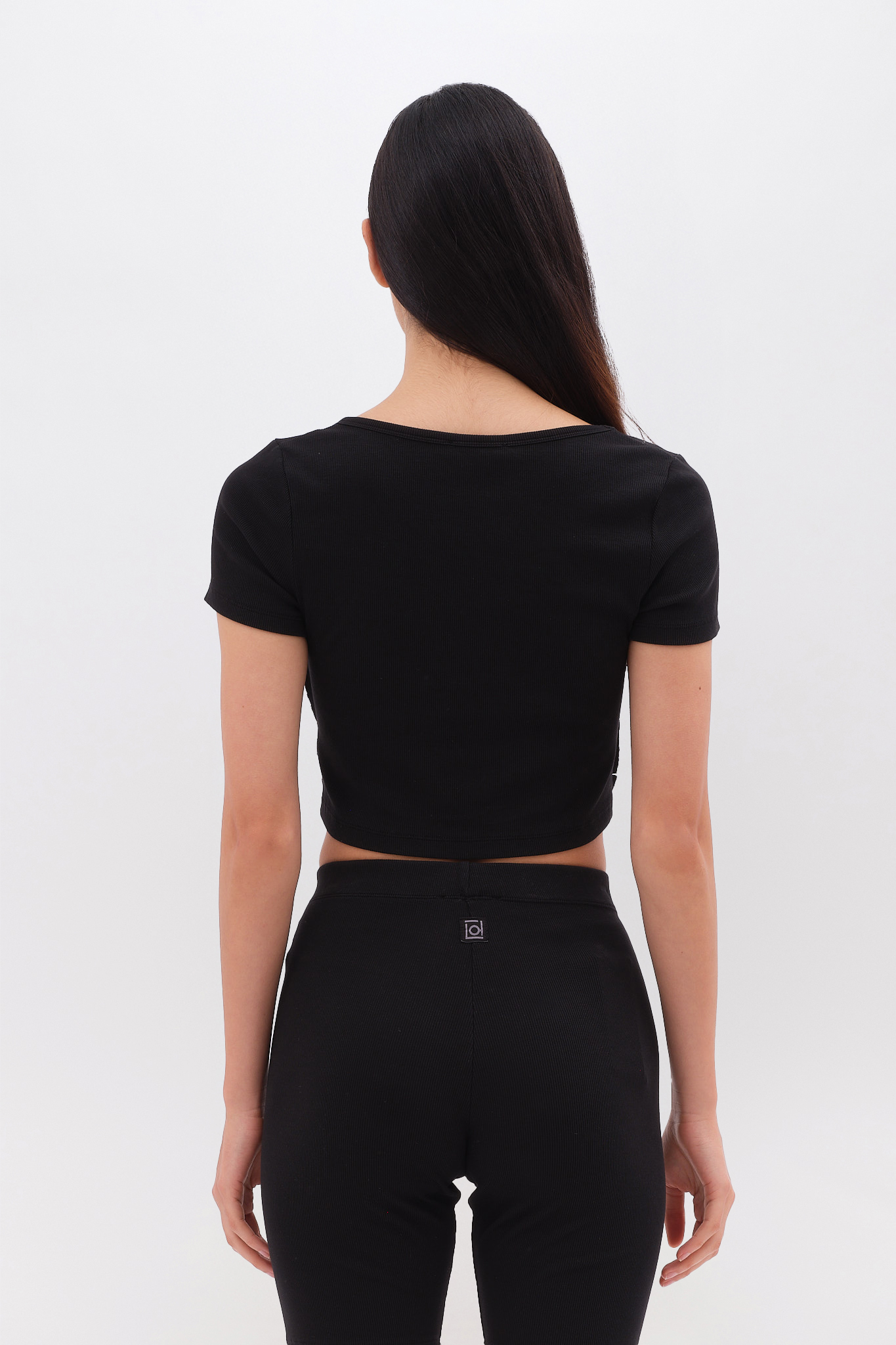 RIB CROPPED T-SHIRT