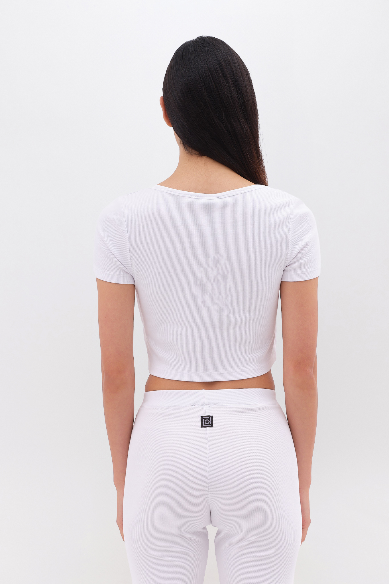 RIB CROPPED T-SHIRT