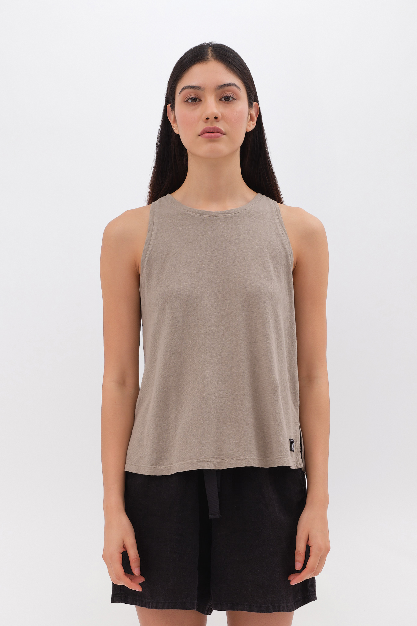 Tank Top With Side Slits