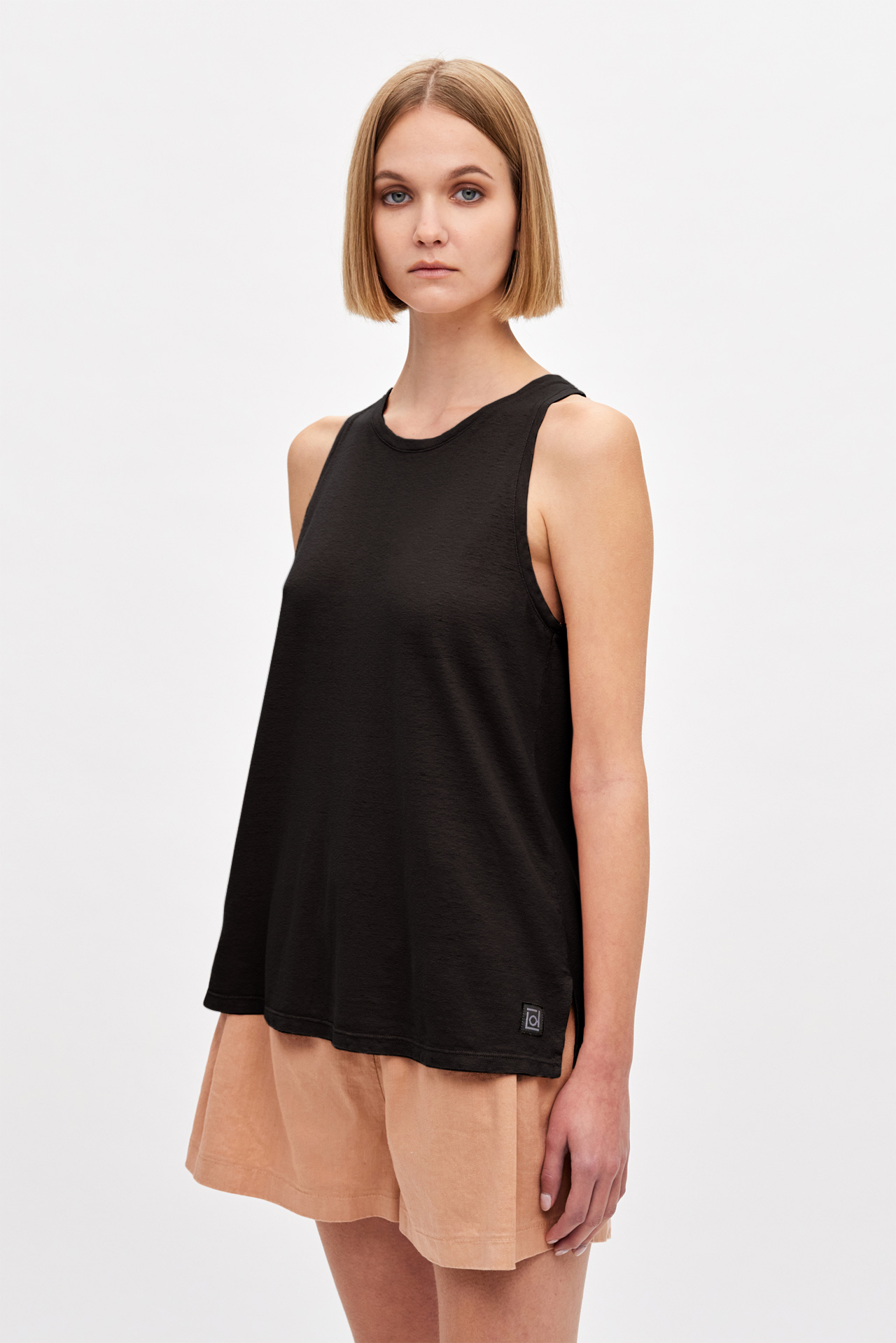 Tank Top With Side Slits