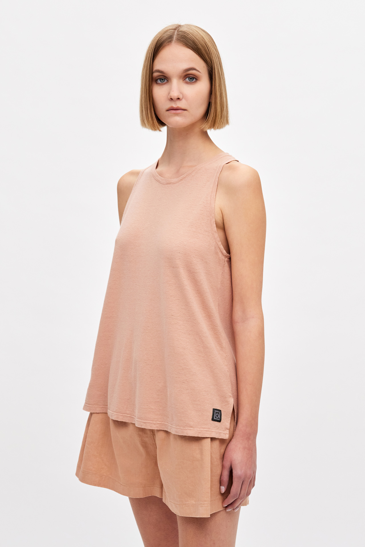 Tank Top With Side Slits