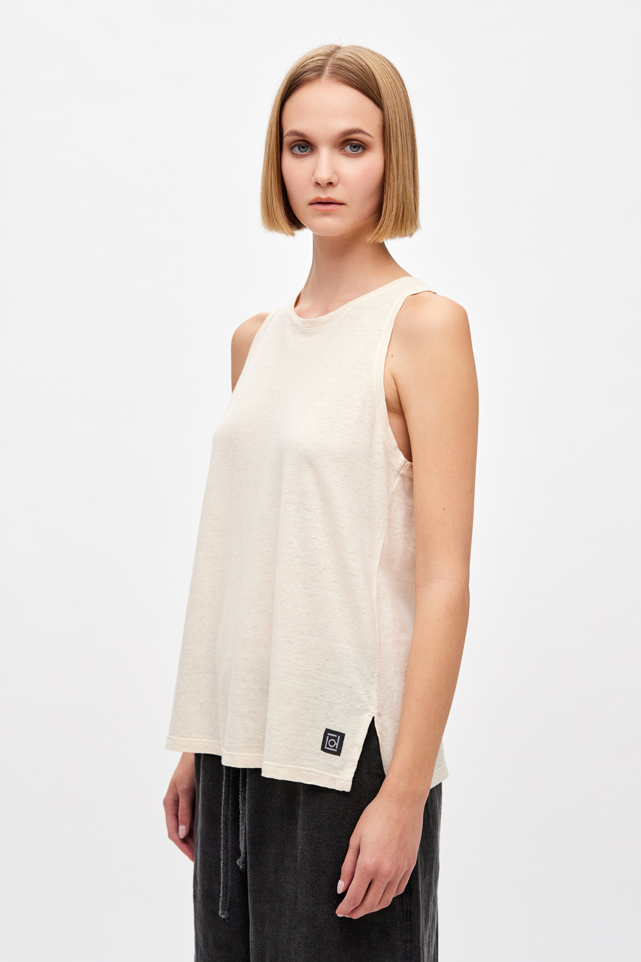 Tank Top With Side Slits
