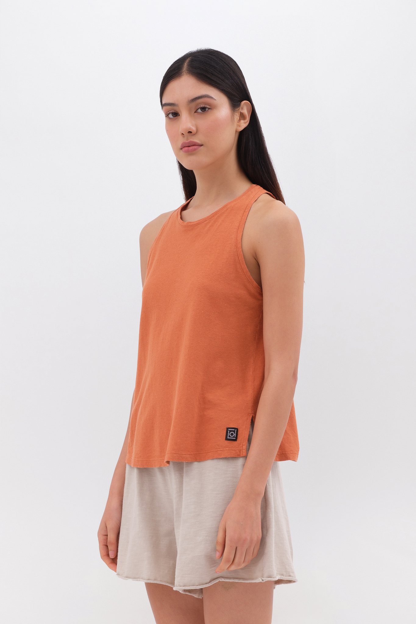 Tank Top With Side Slits