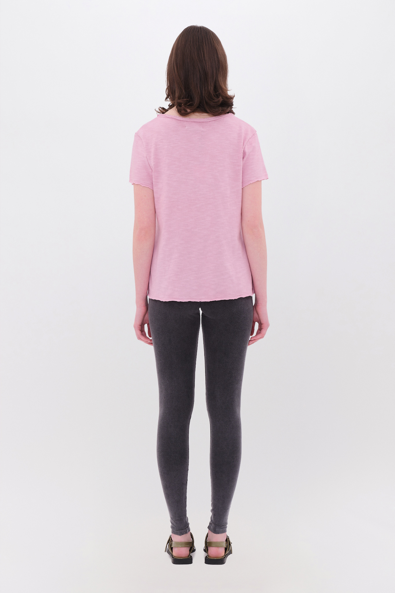 T-SHIRT WITH RAW EDGES