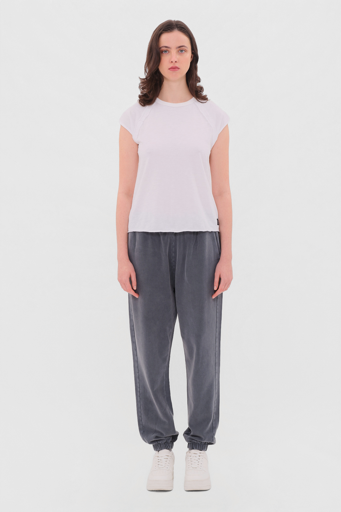 RAGLAN T-SHIRT WITH OPEN SEAMS