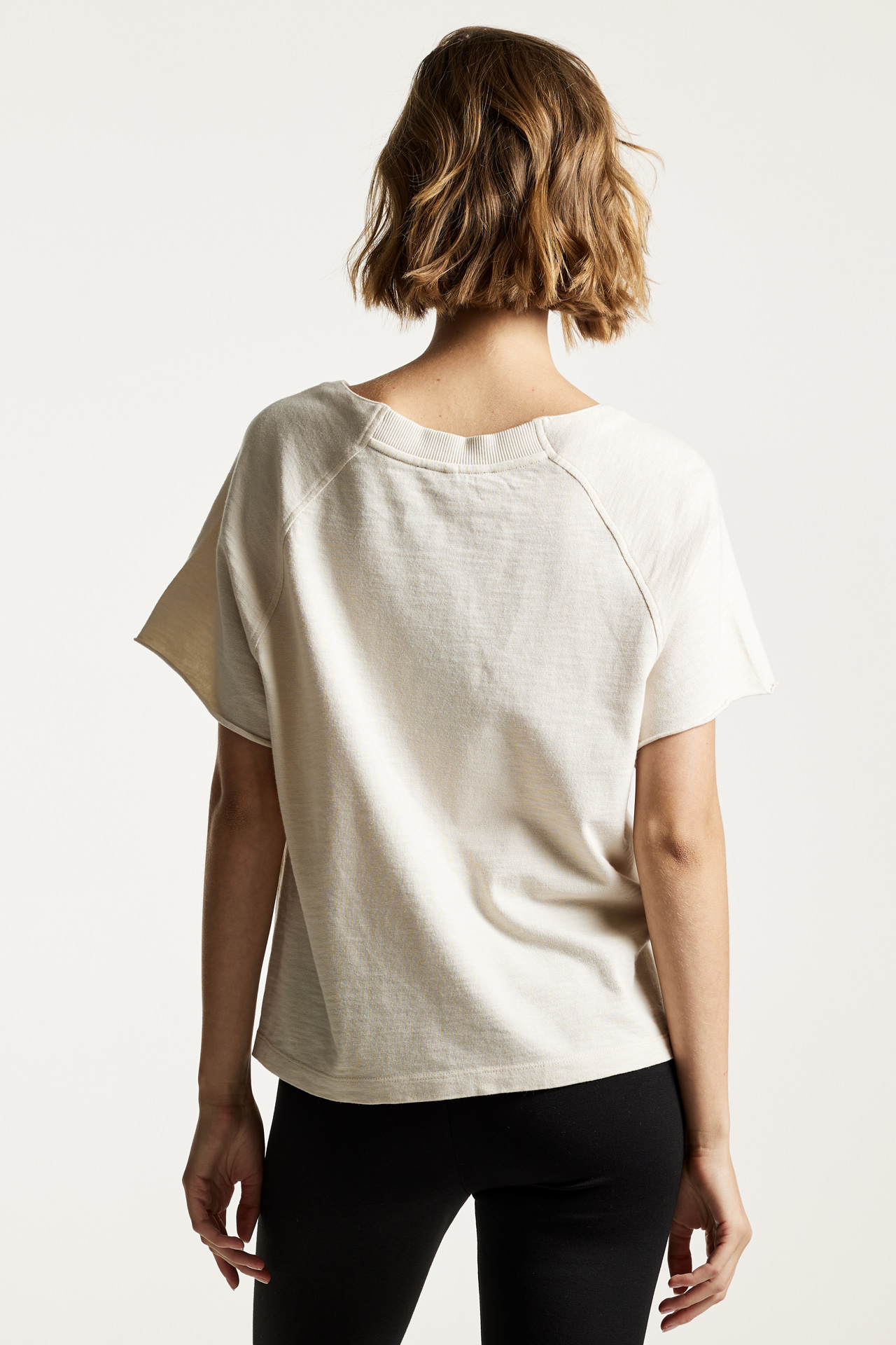 Raglan With Neck Detail T-Shirt