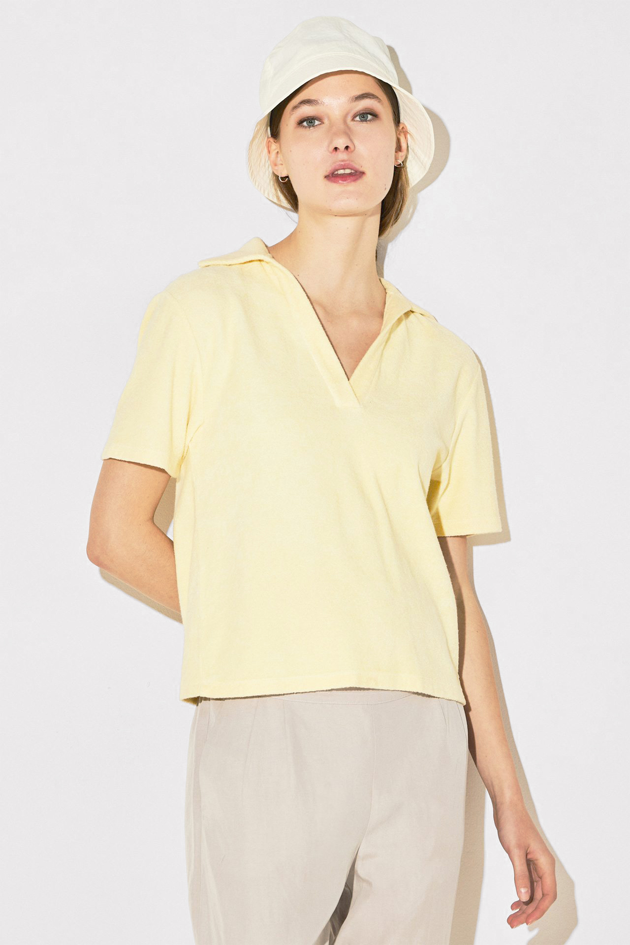 Terry Towel Polo Shirt