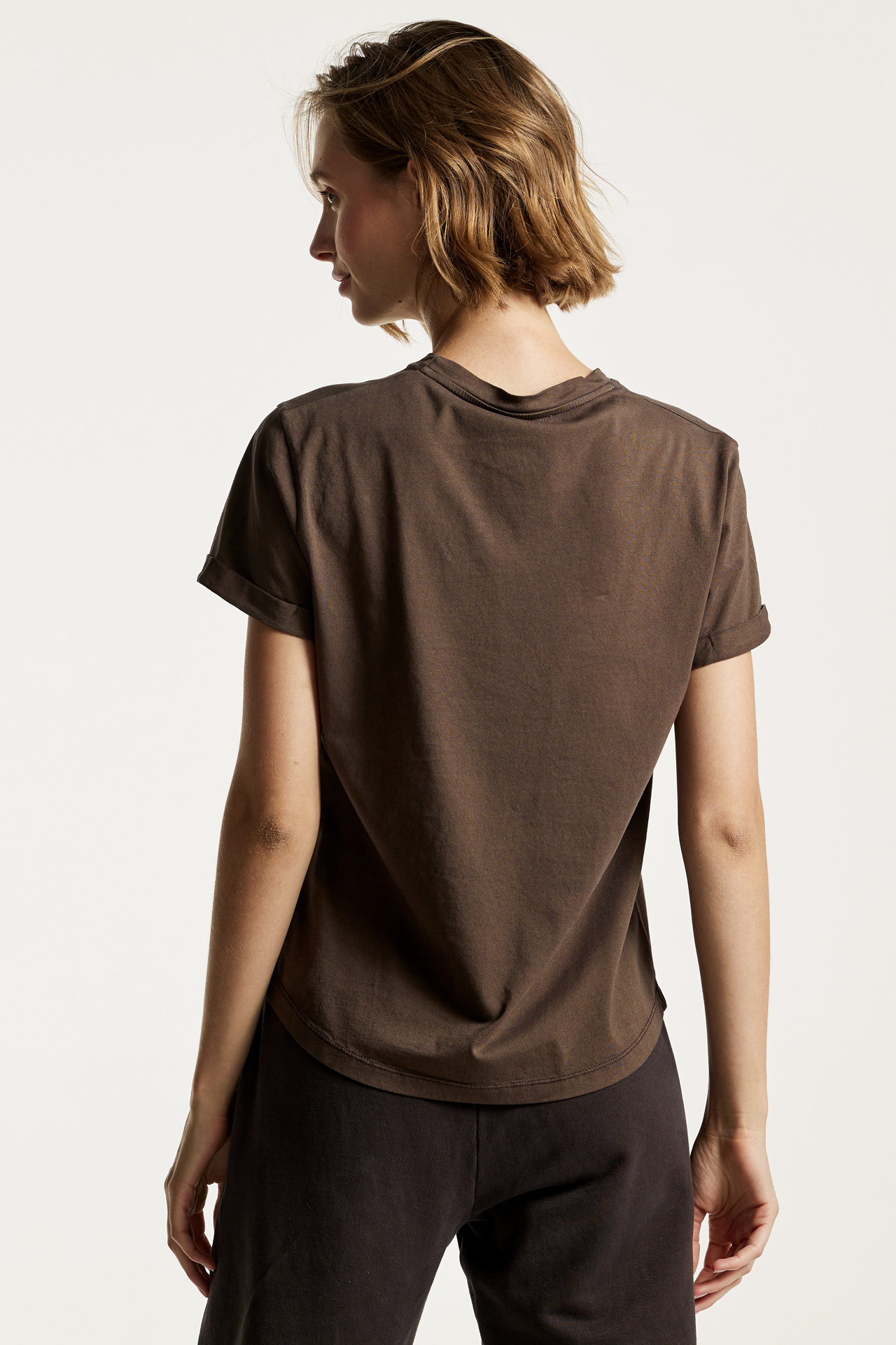 Curved Hem T-Shirt