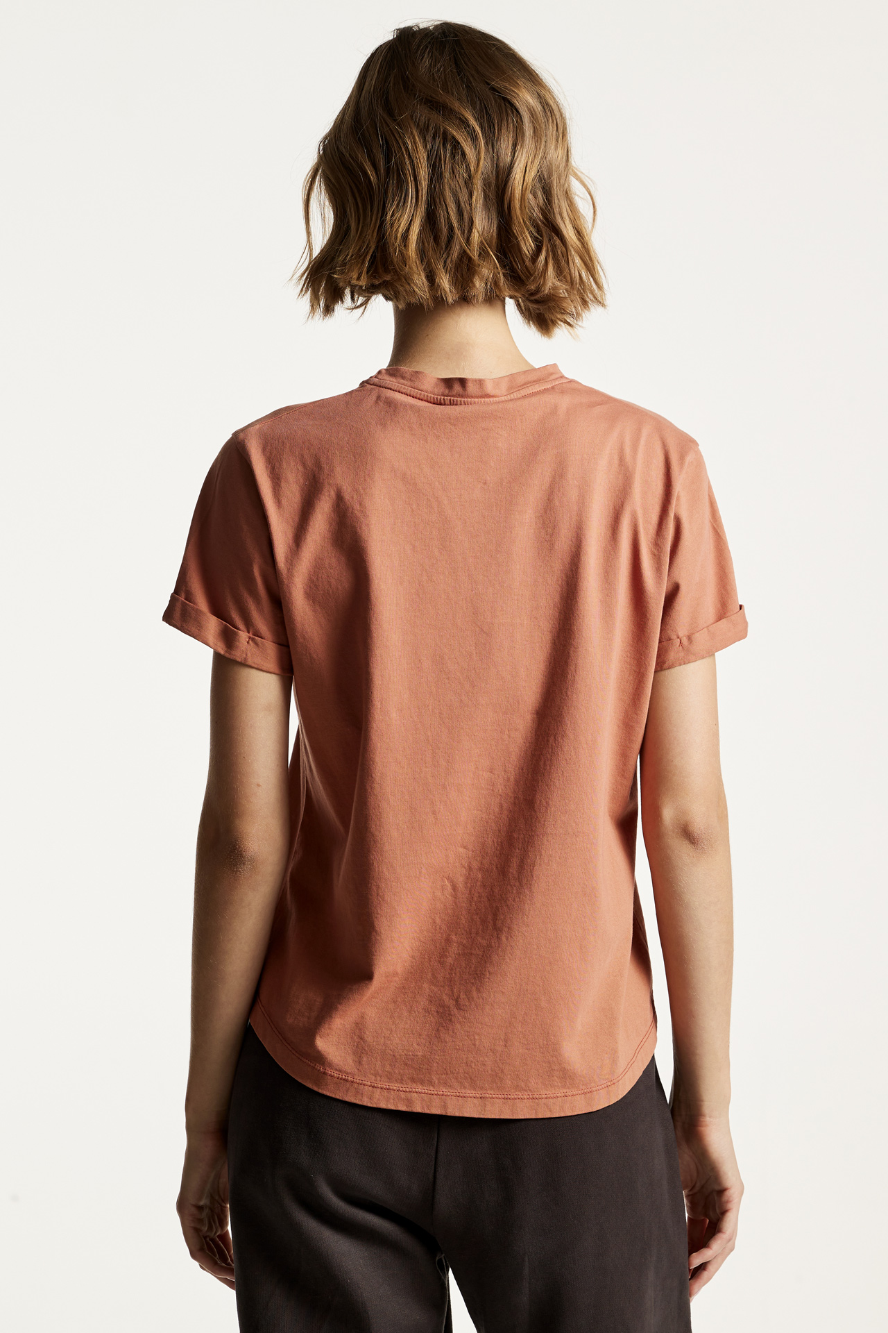 Curved Hem T-Shirt