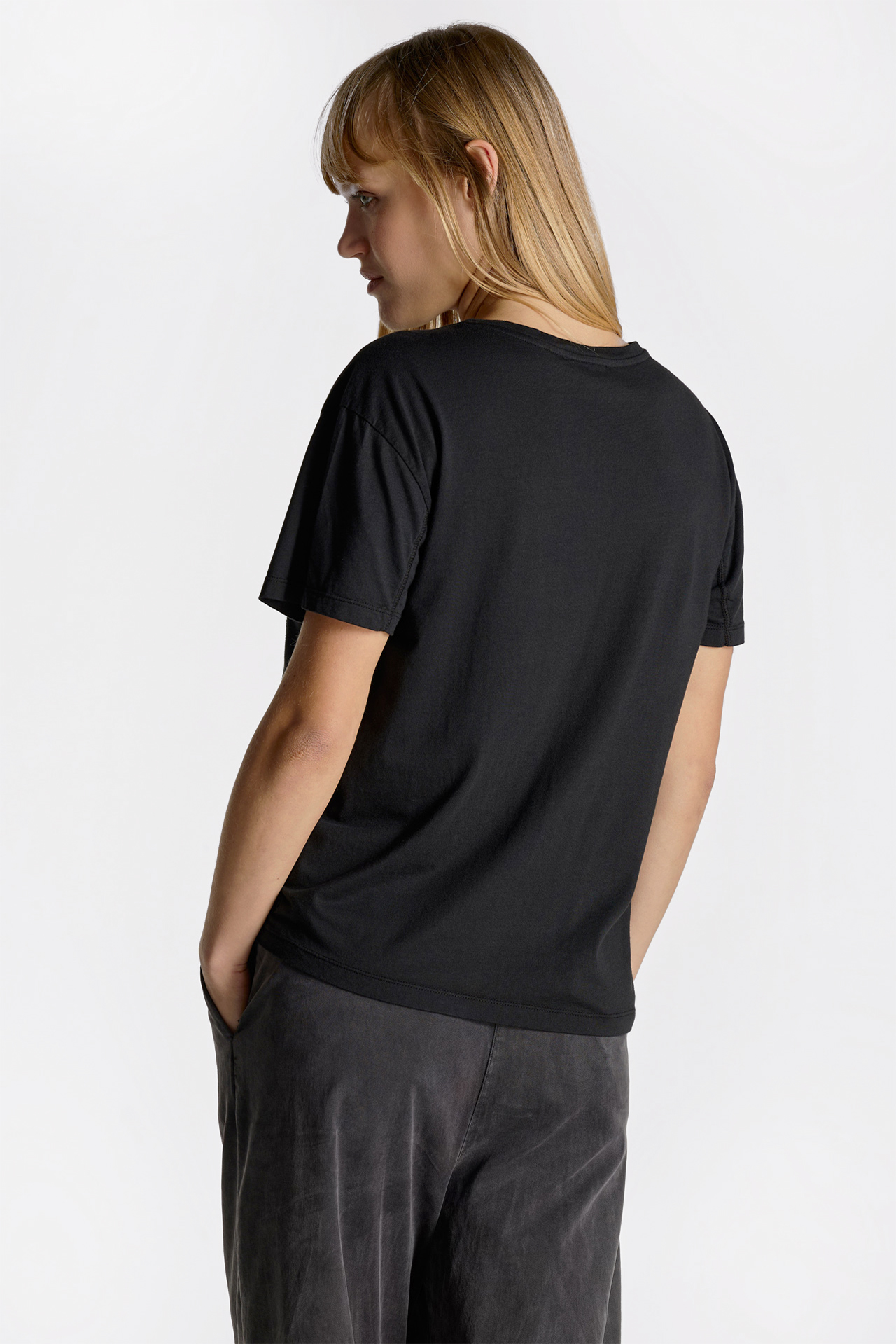 Stitch Detail Short Sleeve