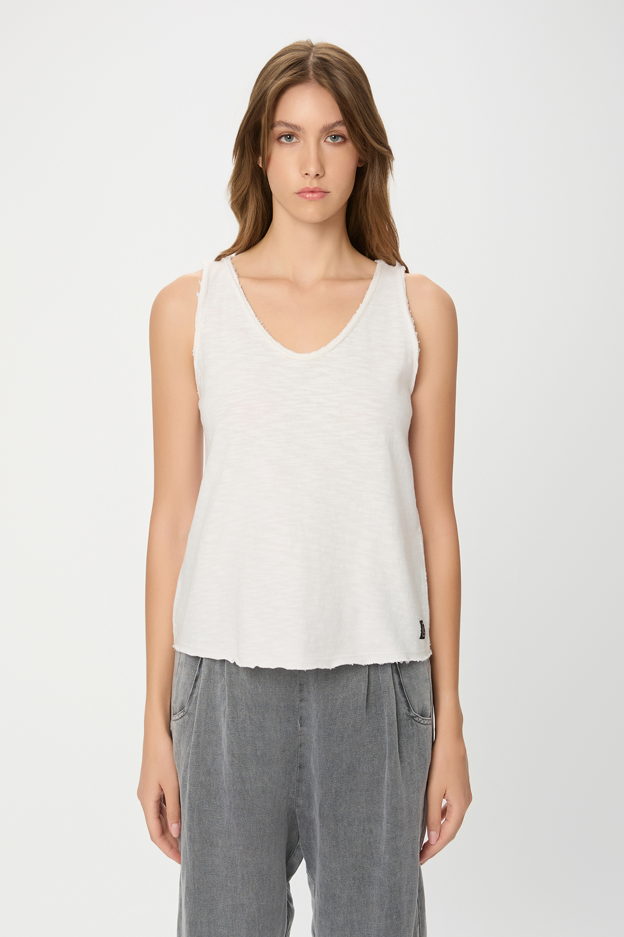 ΤΑΝΚ TOP WITH RAW EDGES
