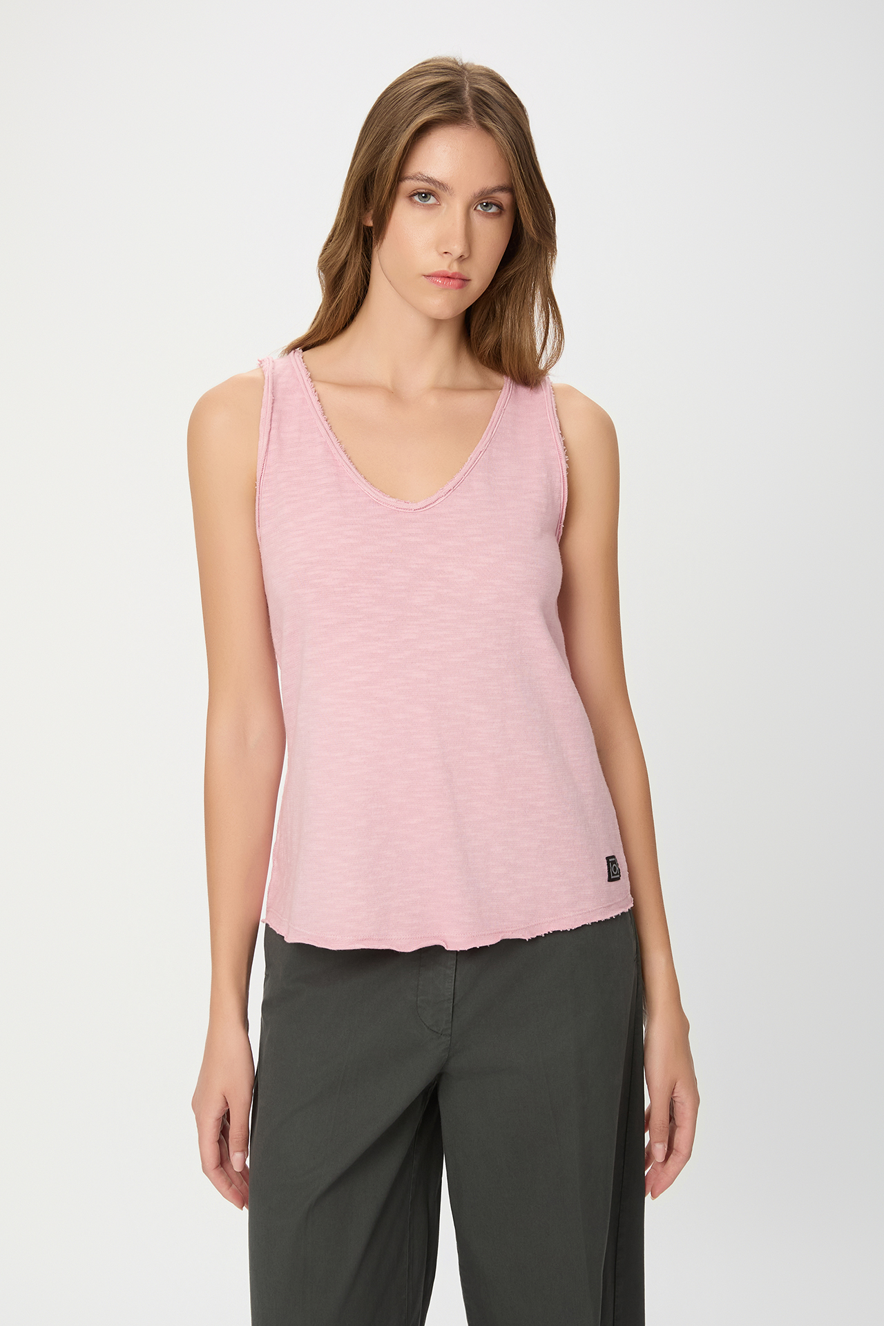 ΤΑΝΚ TOP WITH RAW EDGES