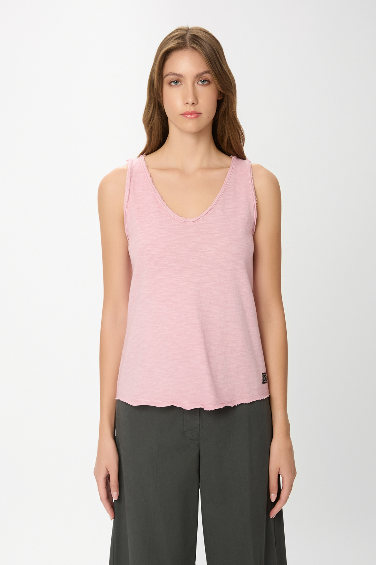 ΤΑΝΚ TOP WITH RAW EDGES